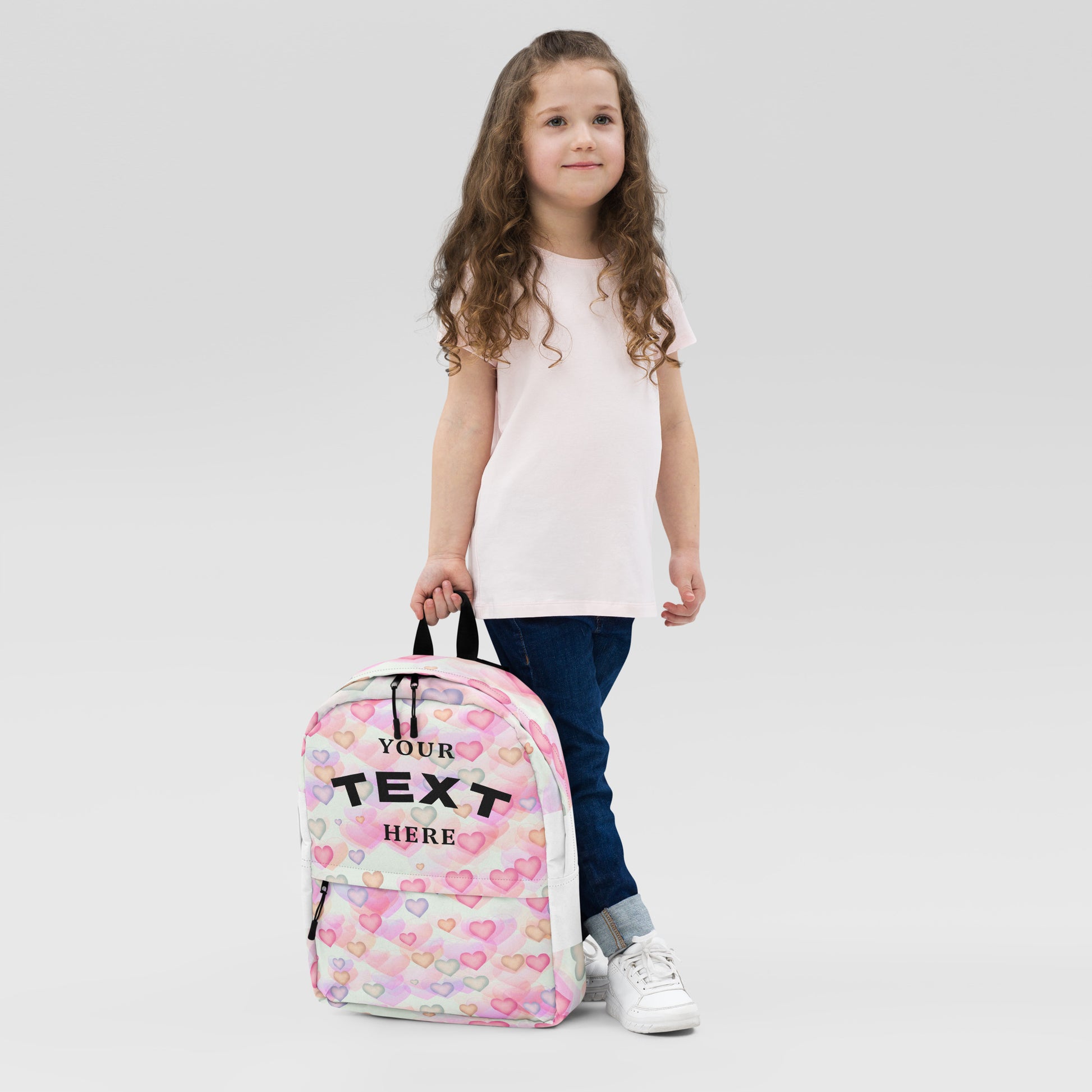 Watercolor Hearts Backpack