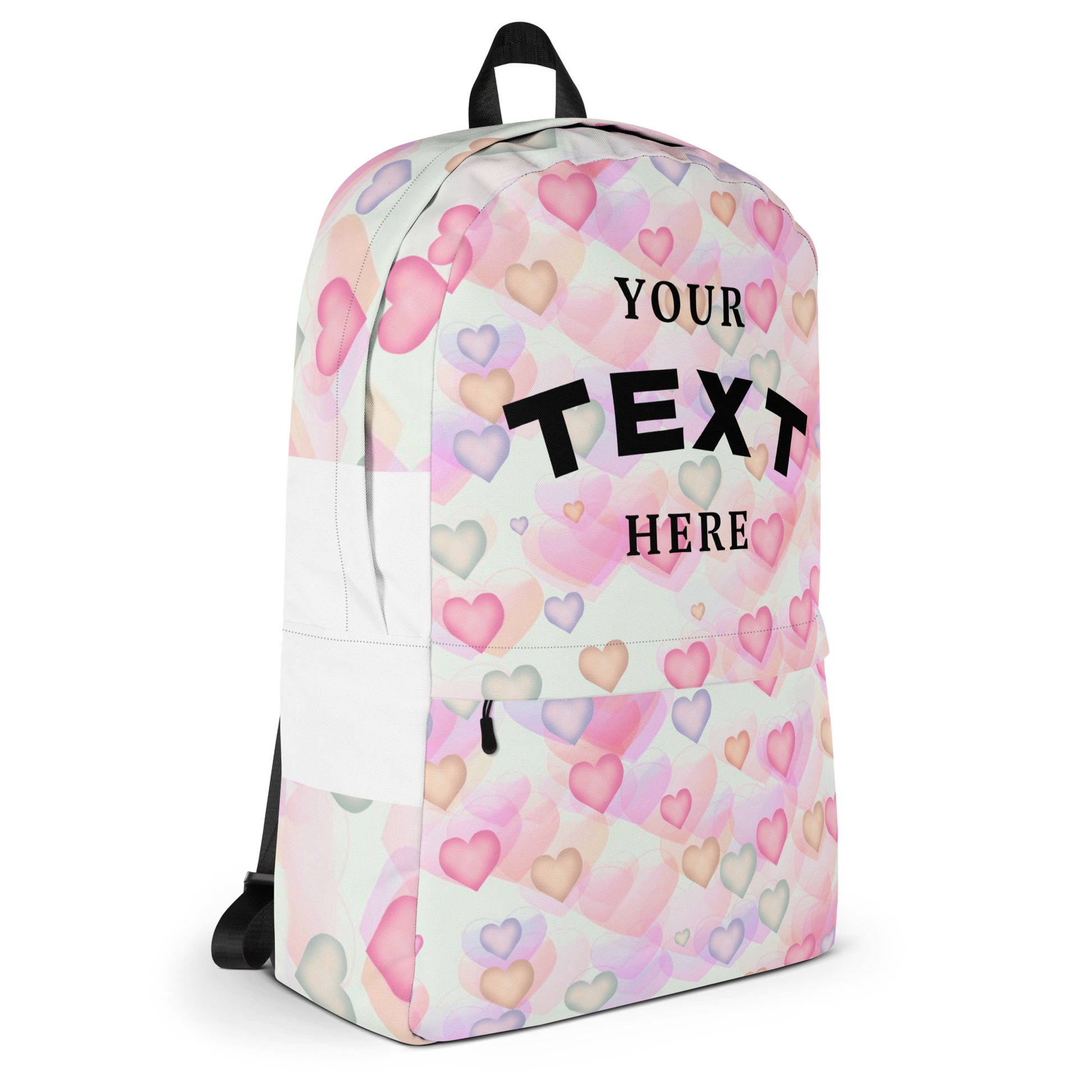 Watercolor Hearts Backpack