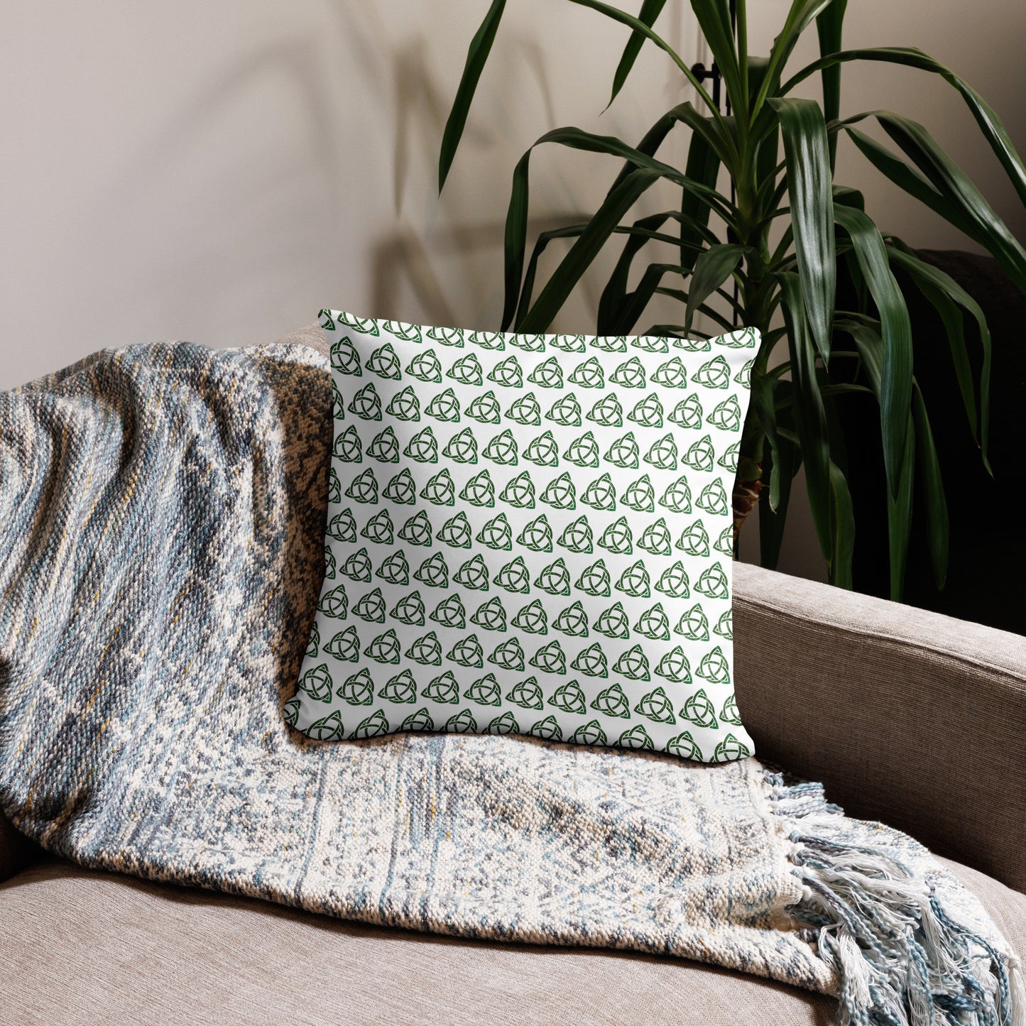 Celtic Knot Triquetra Basic Pillow