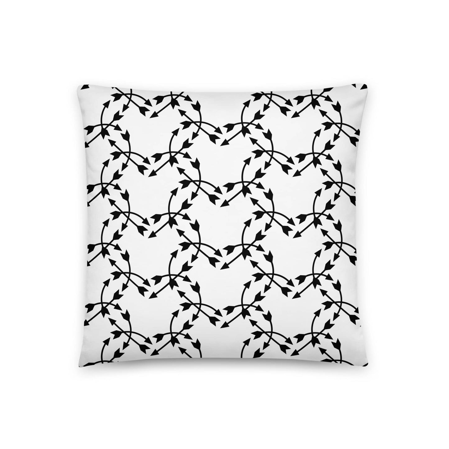 Wedding Couples Basic Pillow with hearts