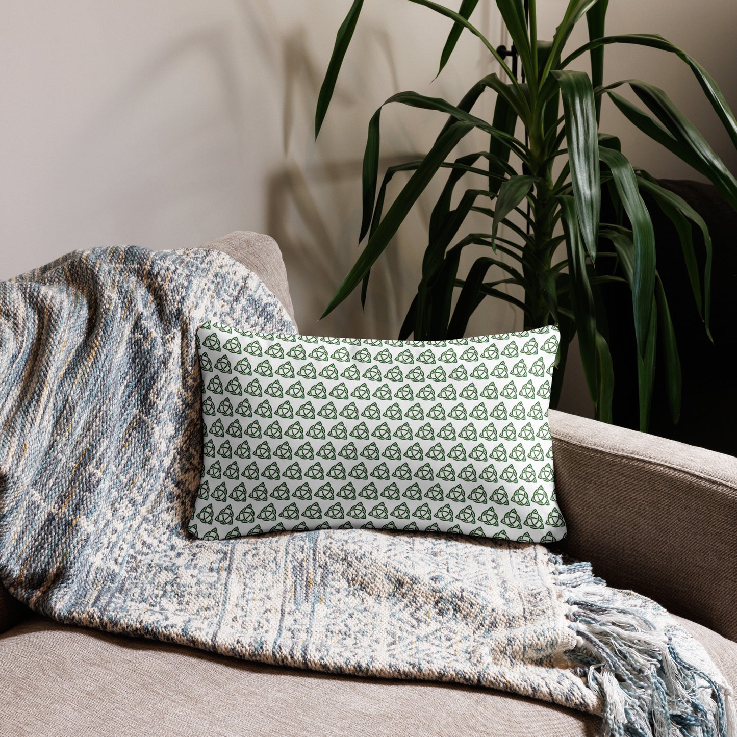 Celtic Knot Triquetra Basic Pillow