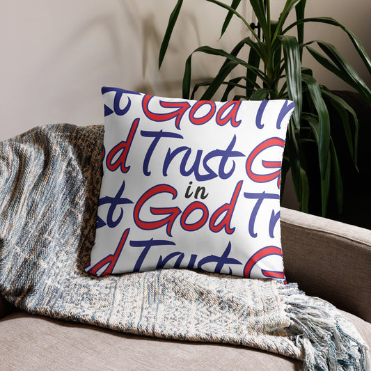 Trust in God Basic Pillow 22″×22″