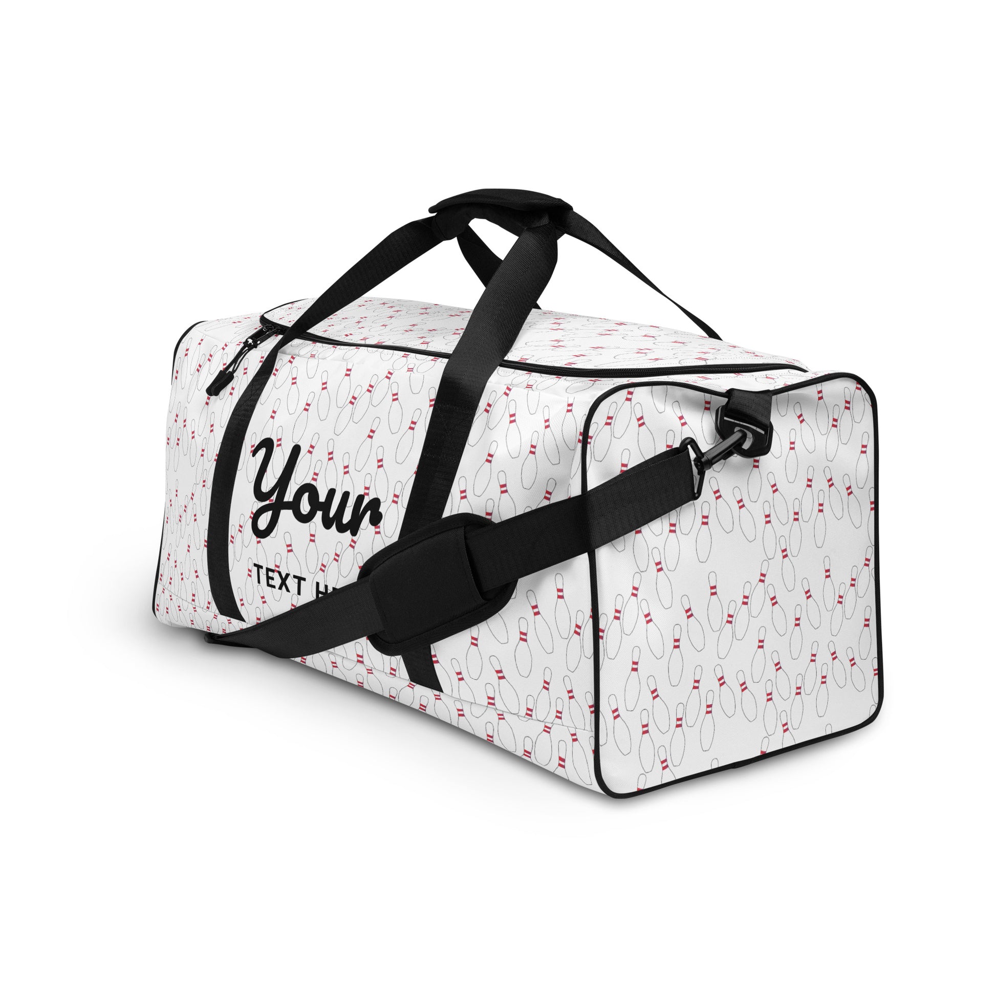 Personalized Bowing Pin Duffle Bag