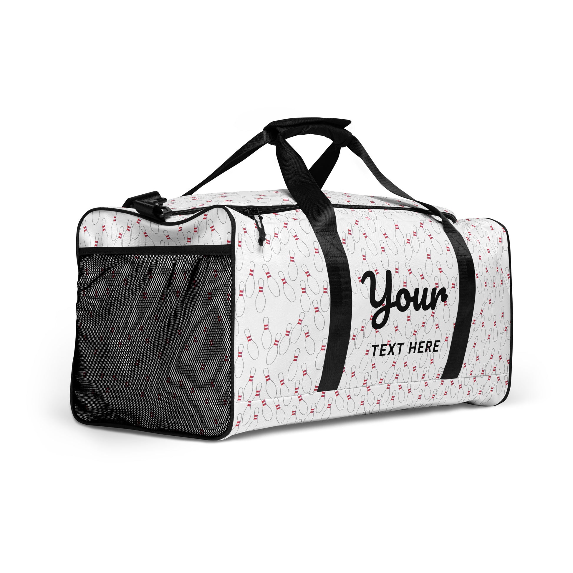 Personalized Bowing Pin Duffle Bag