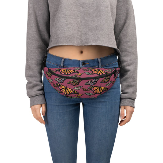 Colorful Butterfly Fanny Pack M