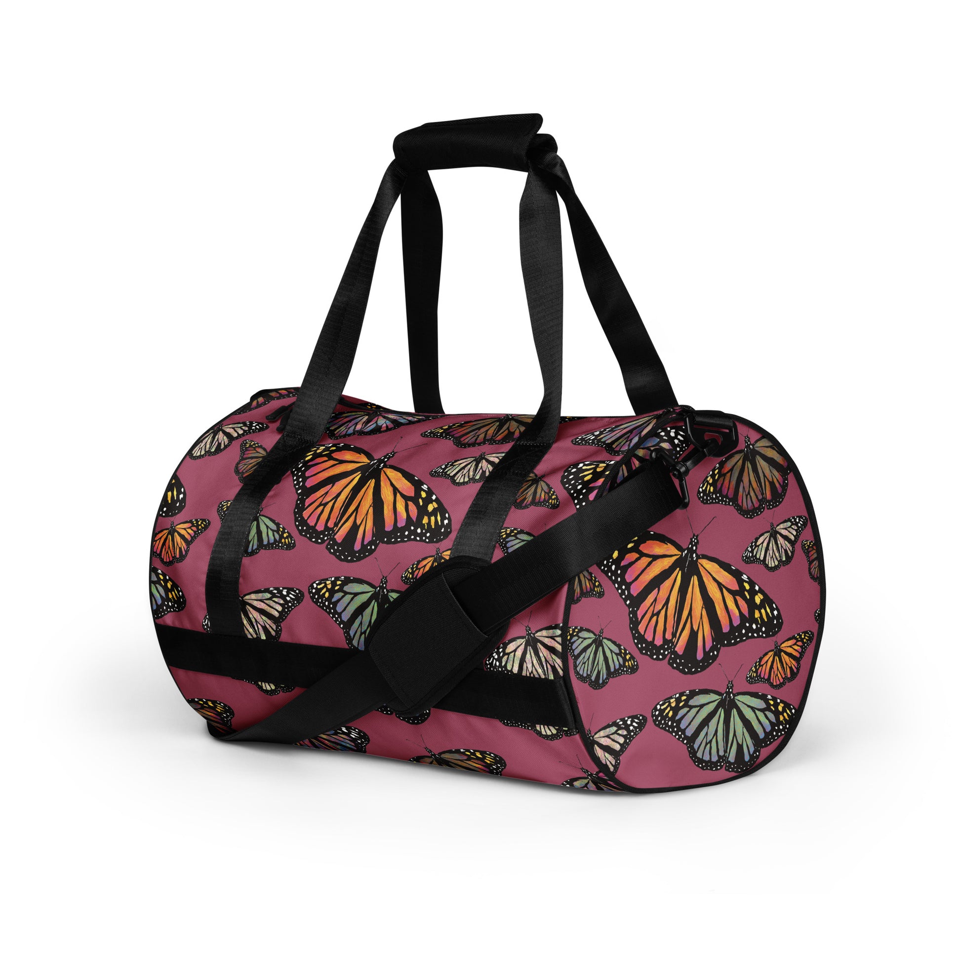 Colorful Butterfly All-over print gym bag