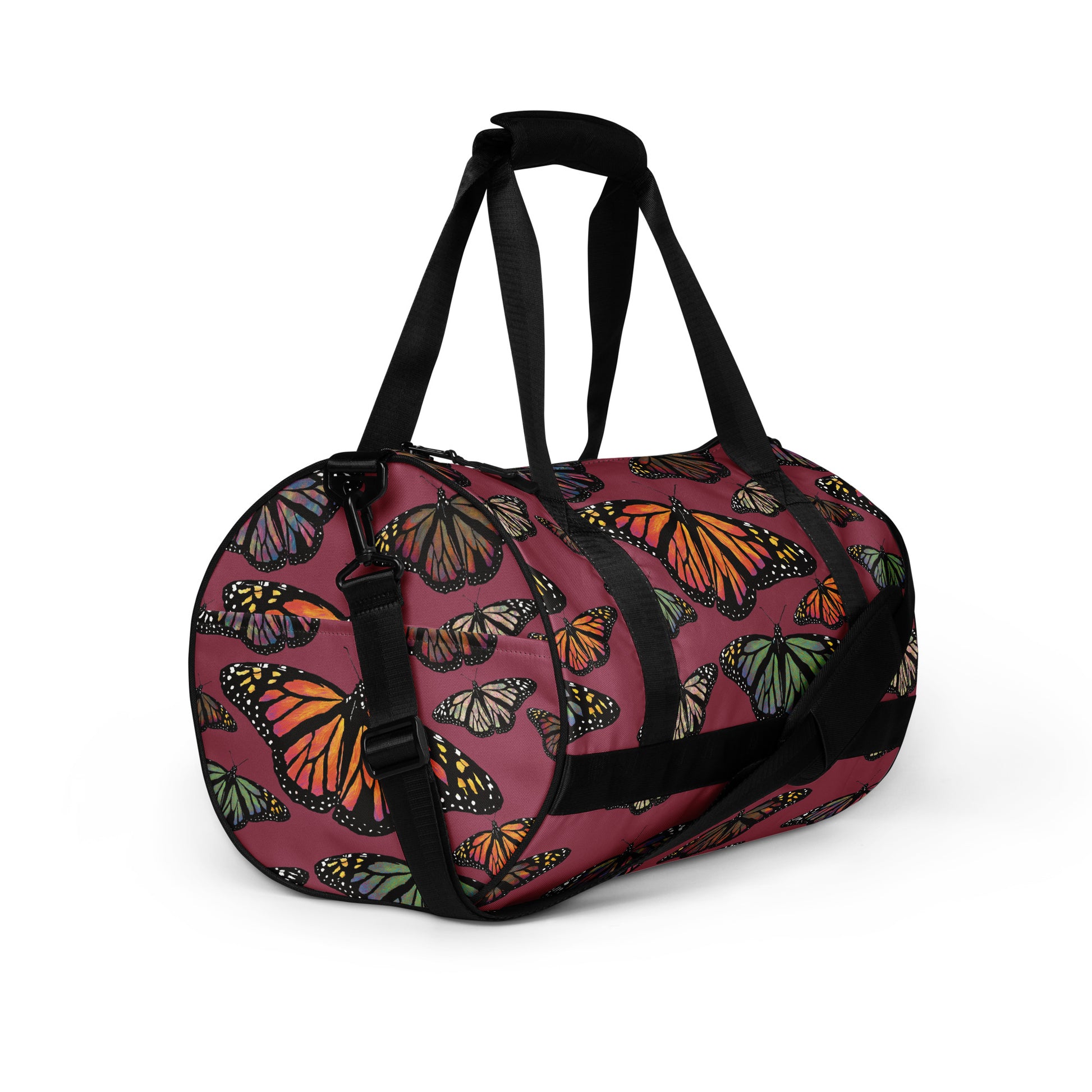 Colorful Butterfly All-over print gym bag