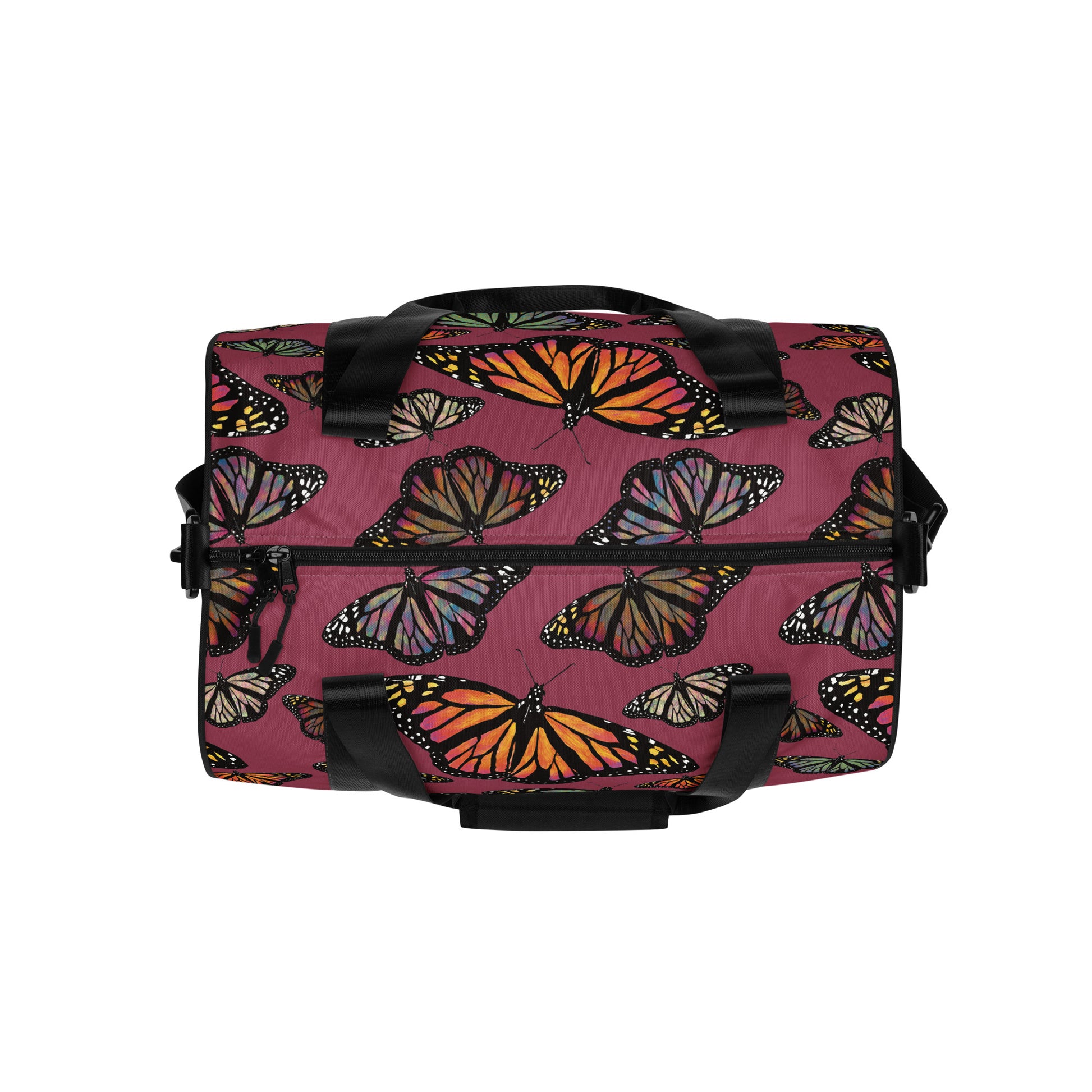 Colorful Butterfly All-over print gym bag