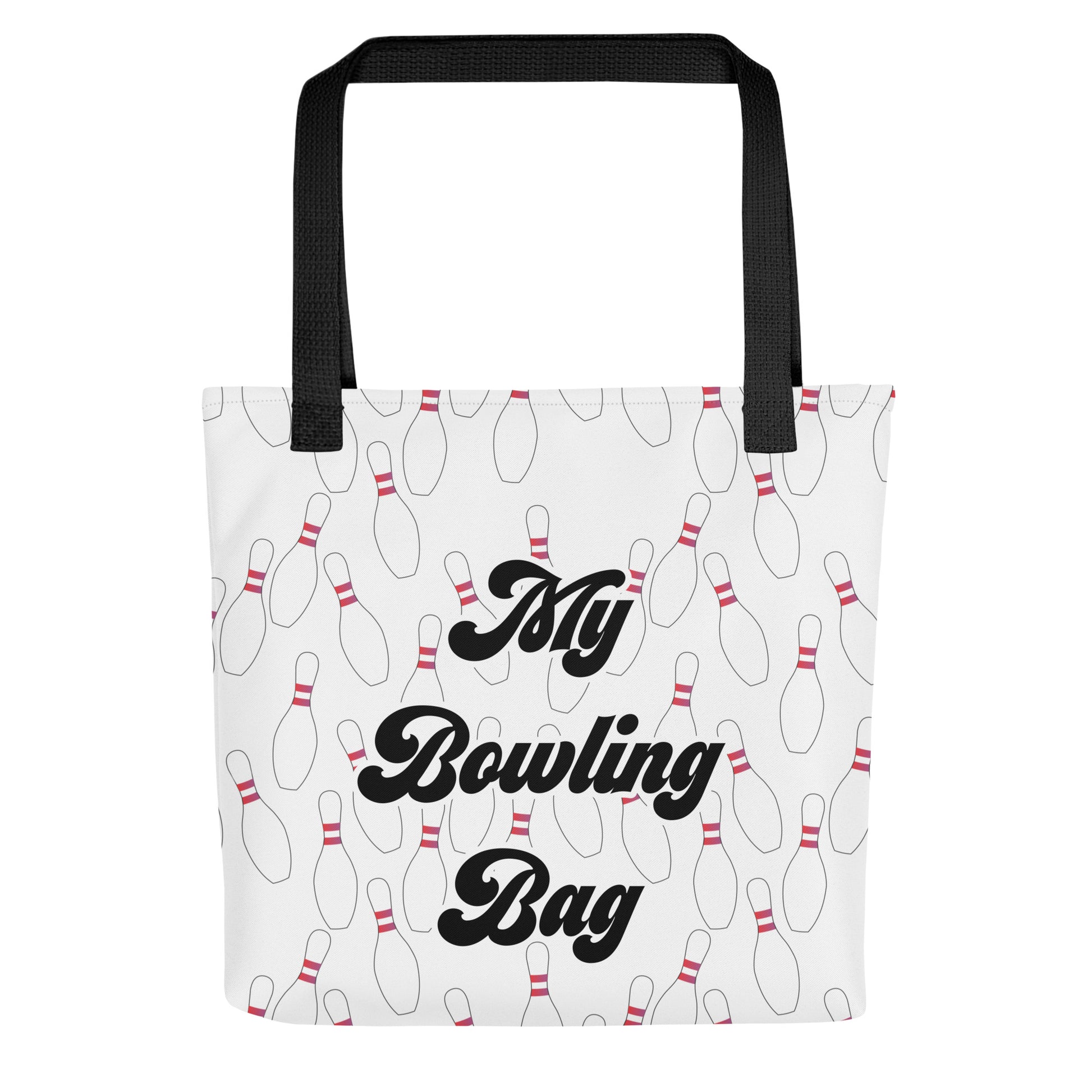 Personalized Bowling Pin Tote Bag