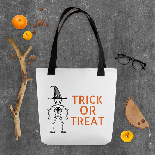 Trick or Treat Tote bag Black