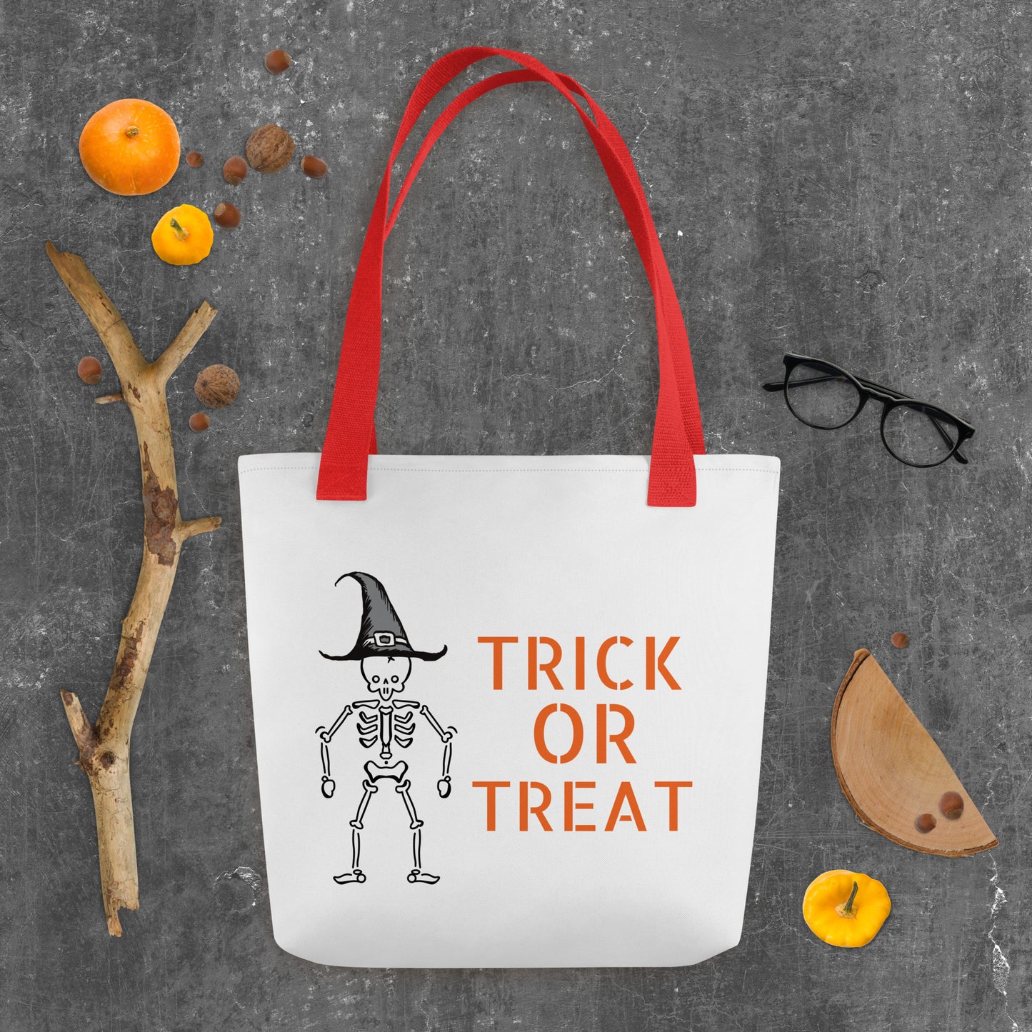 Trick or Treat Tote bag Red