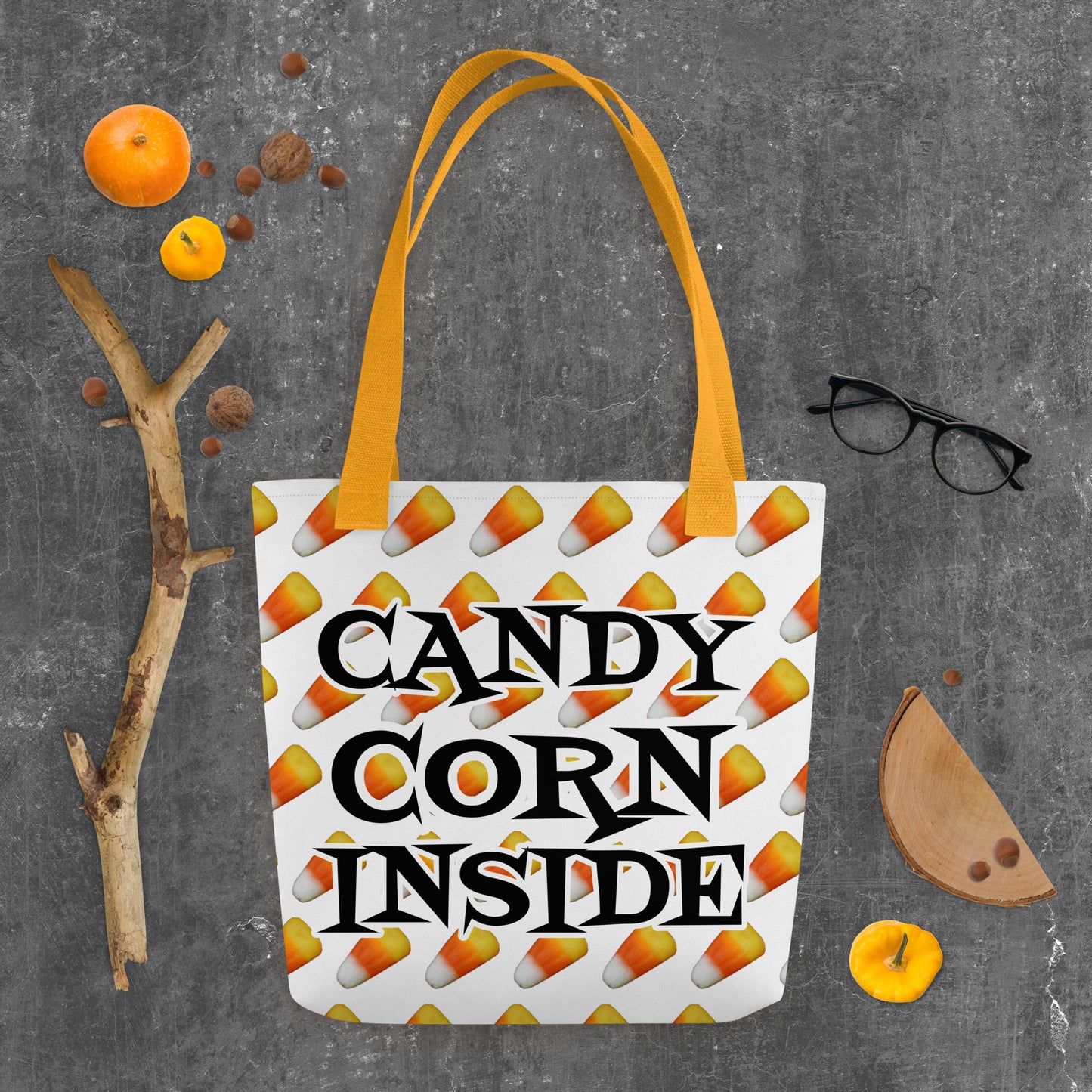 Candy Corn Tote bag Yellow