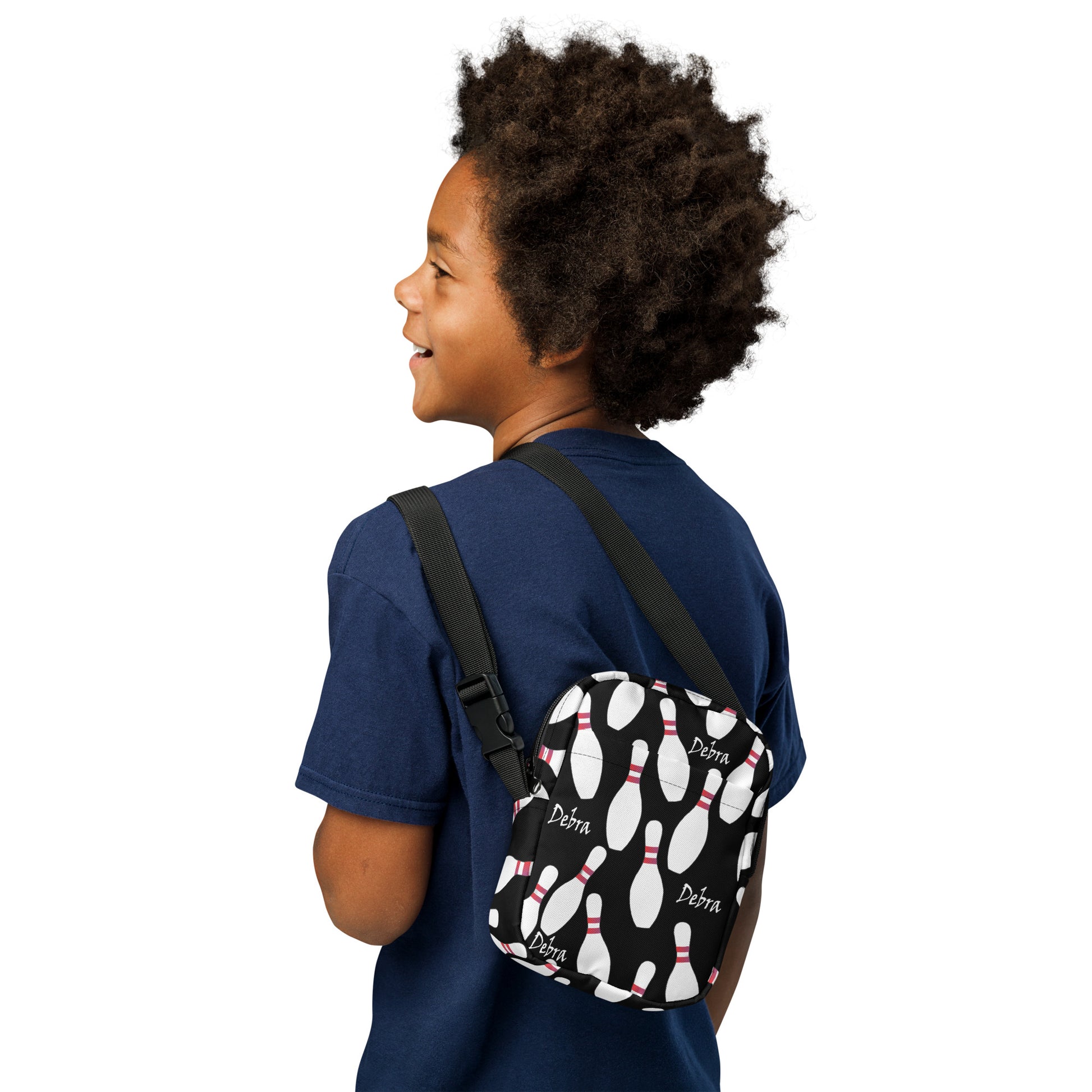 Bowling Pin Utility Crossbody Personalized Bag