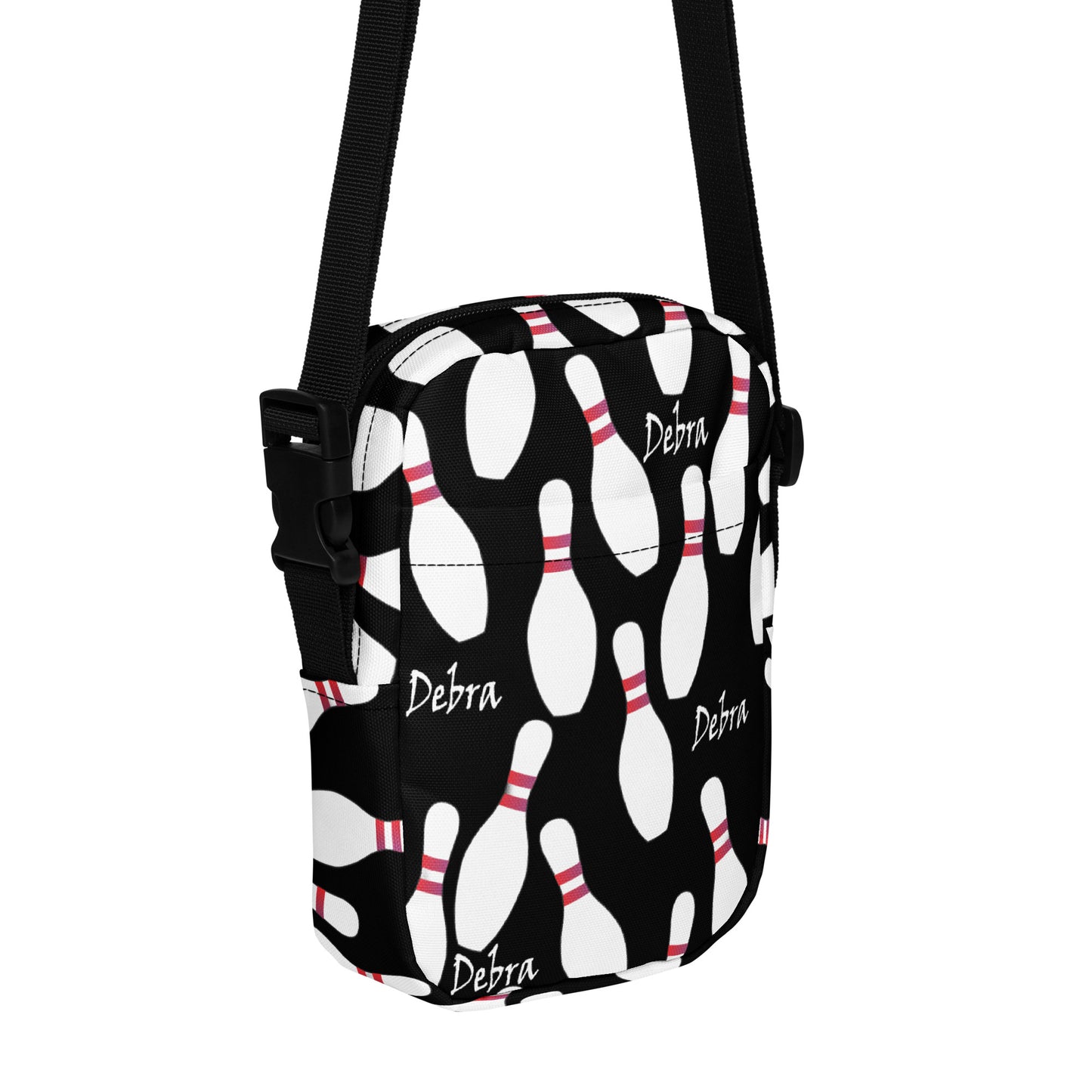 Bowling Pin Utility Crossbody Personalized Bag Default Title