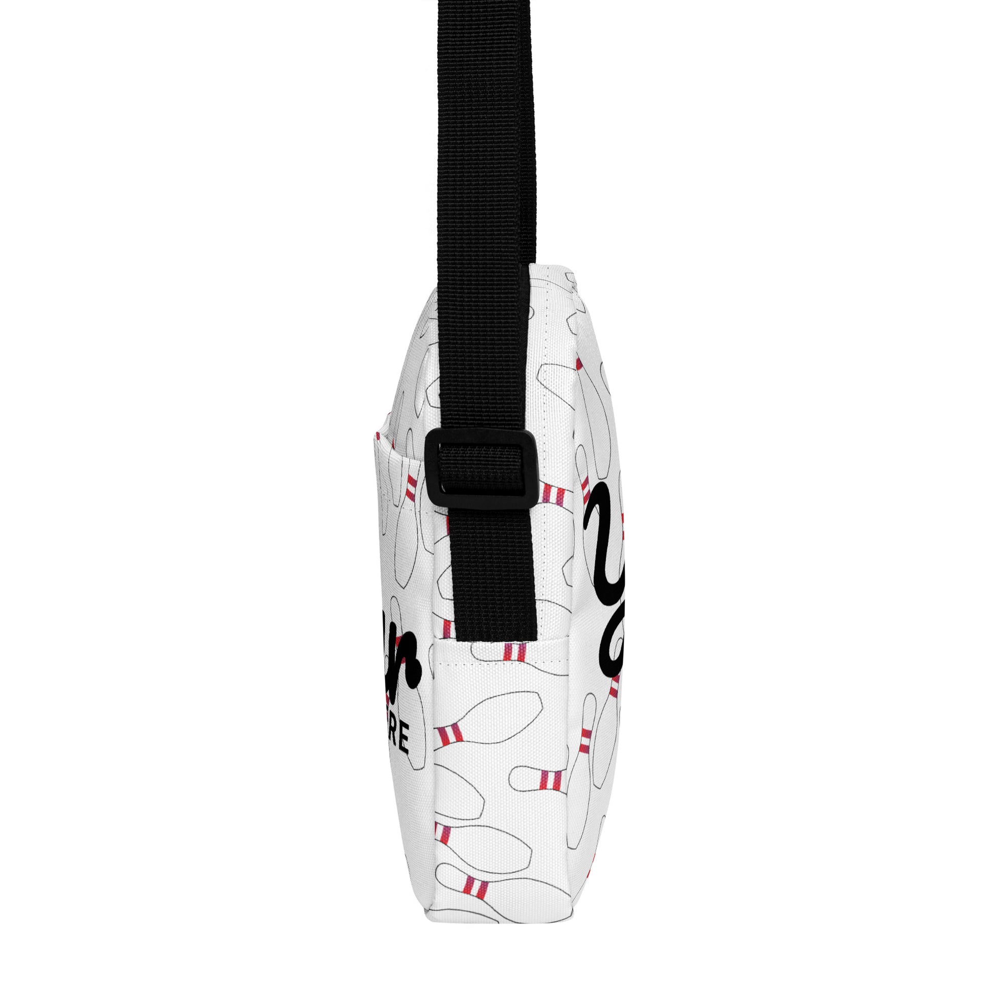 Bowling pin Utility crossbody bag personalized