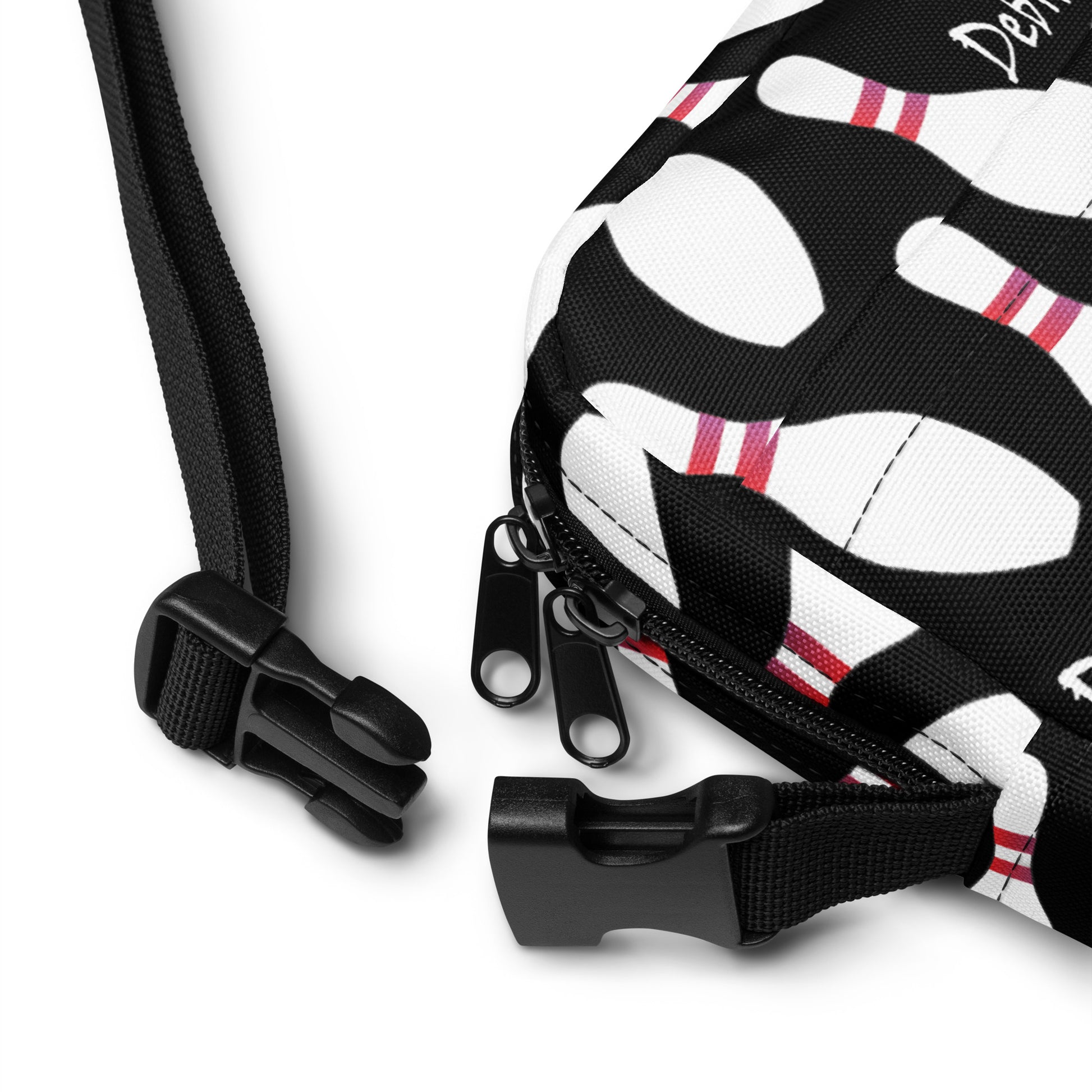 Bowling Pin Utility Crossbody Personalized Bag