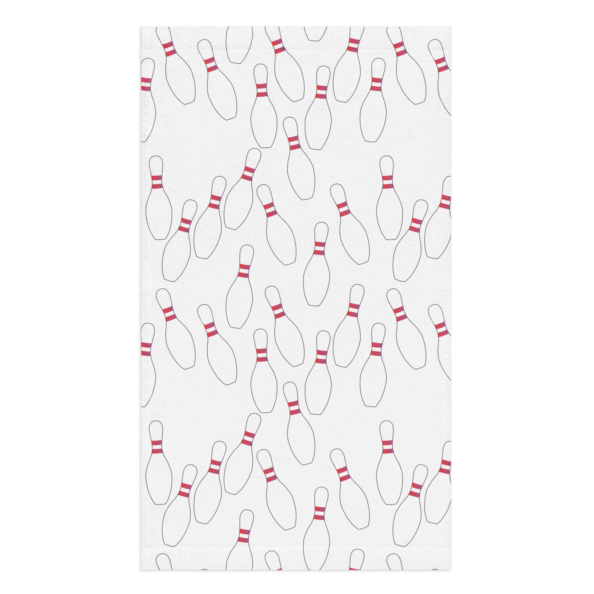 Bowling Pin Hand Towel Default Title