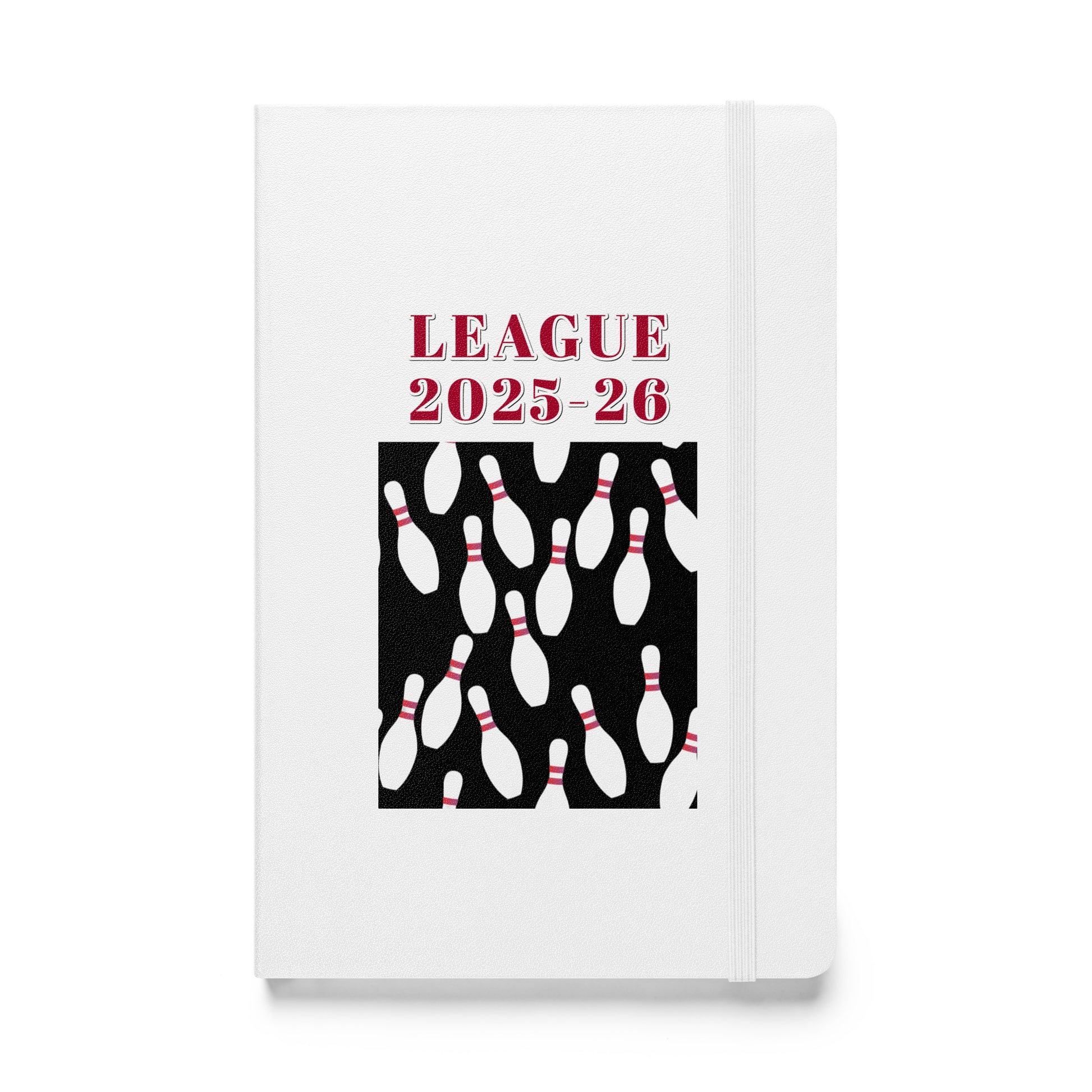 Bowling Pin Hardcover Bound Notebook