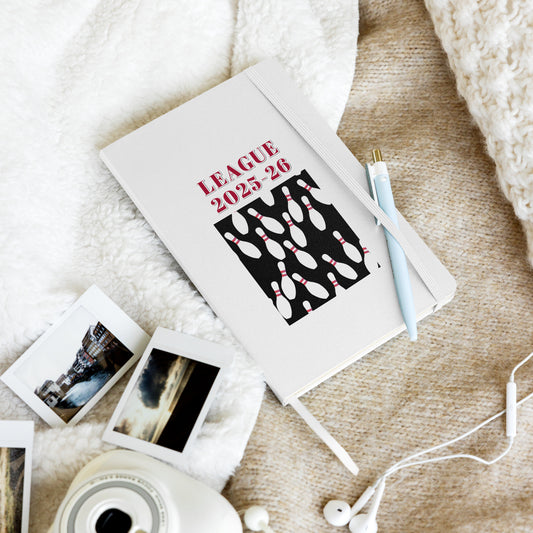 Bowling Pin Hardcover Bound Notebook