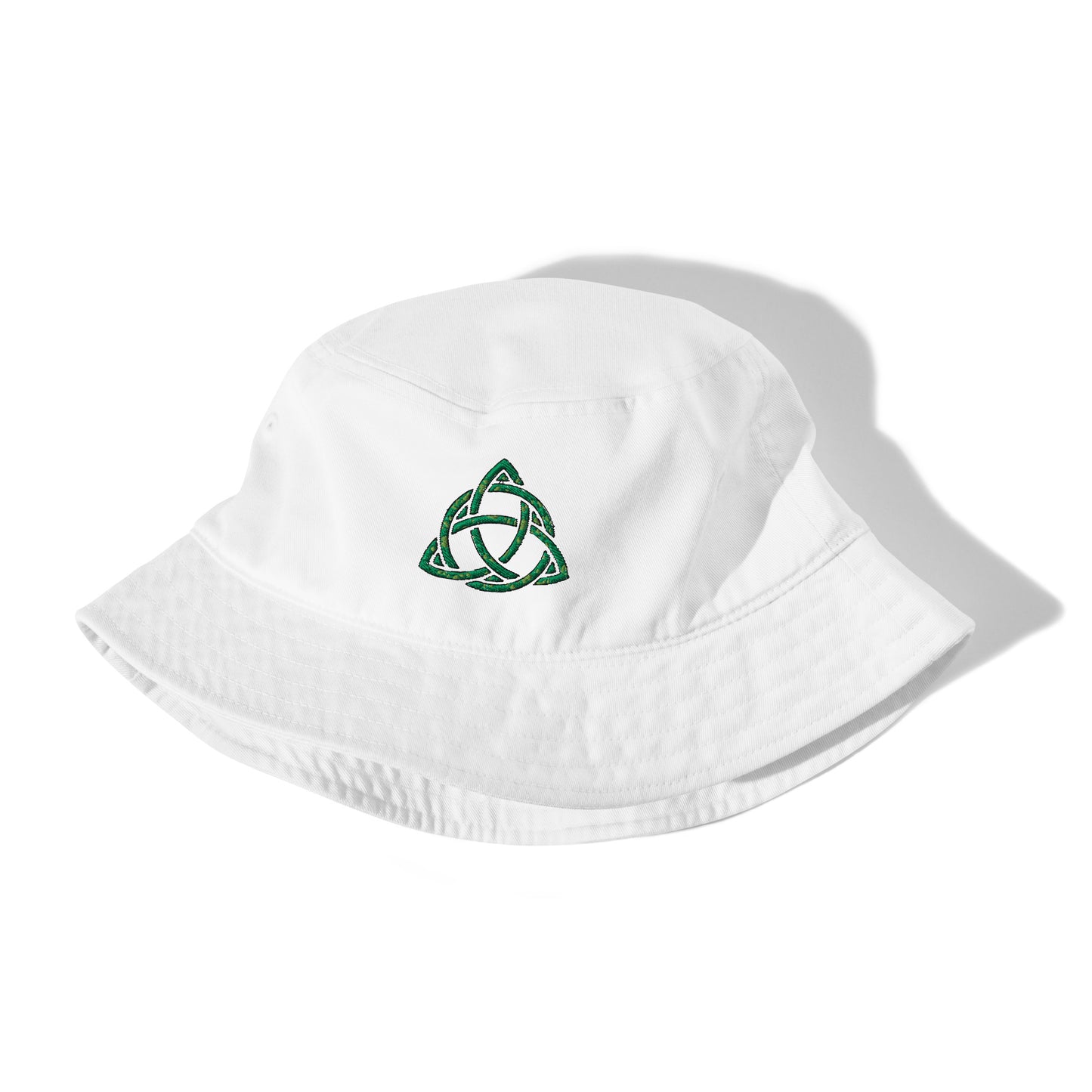 Celtic Knot Triquetra Organic bucket hat