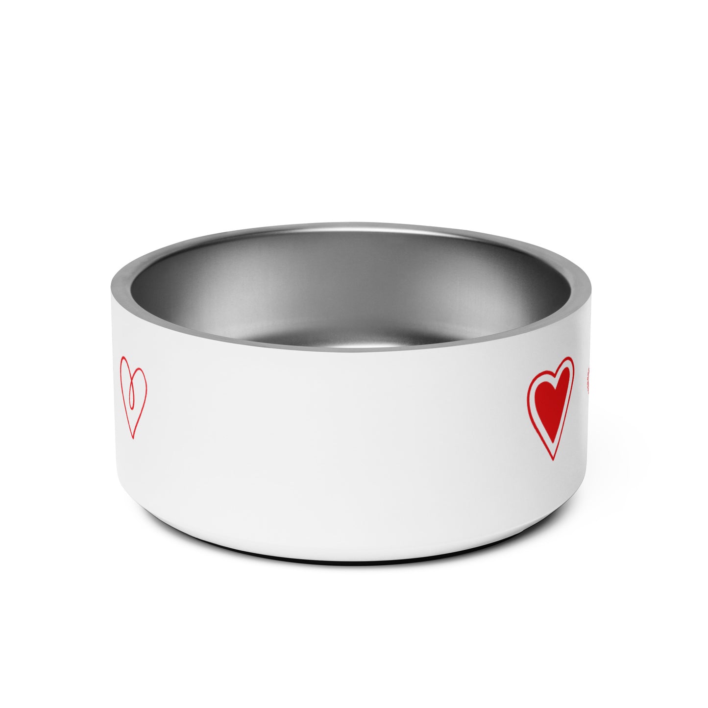 Hearts Dog Pet Bowl