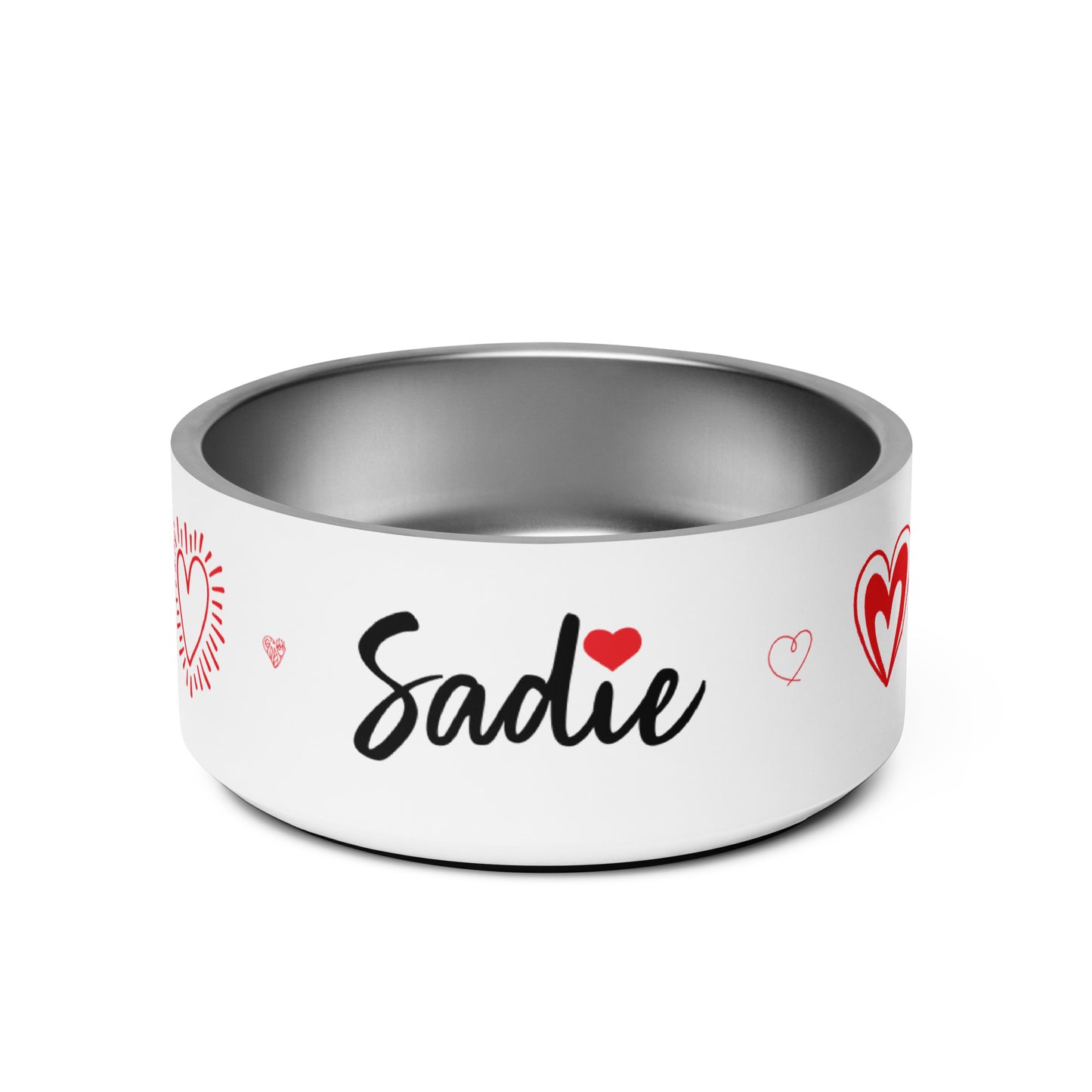 Hearts Dog Pet Bowl 32 oz