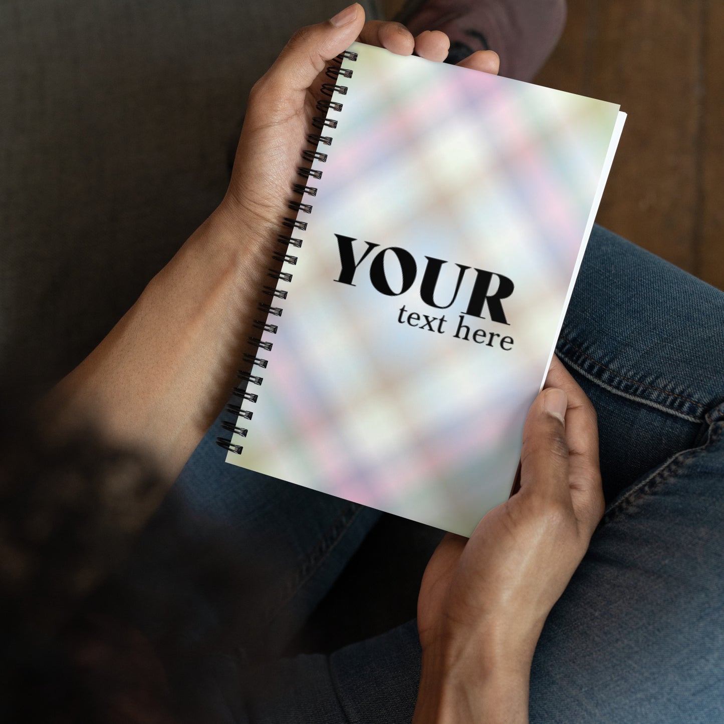 Pastel Spiral Dotted Line Notebook