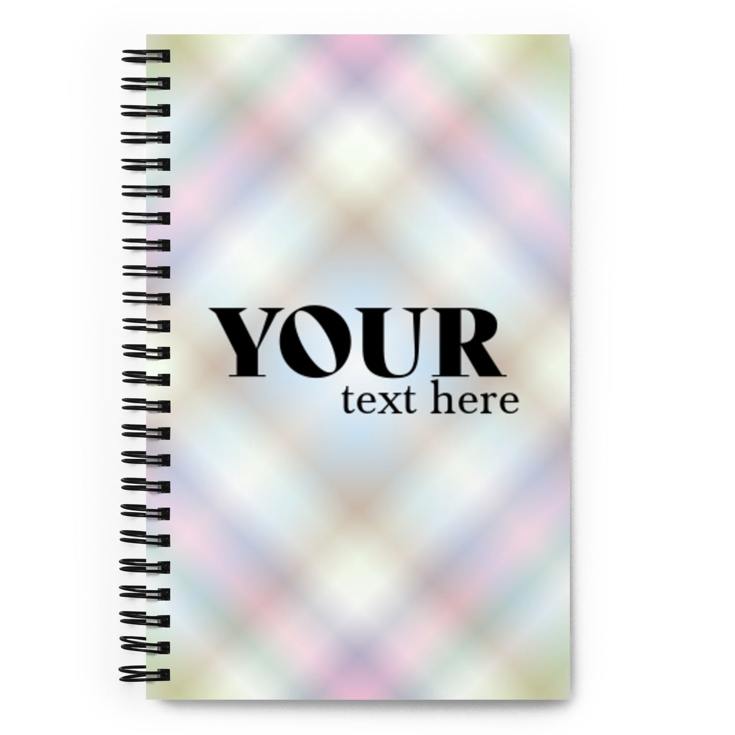 Pastel Spiral Dotted Line Notebook