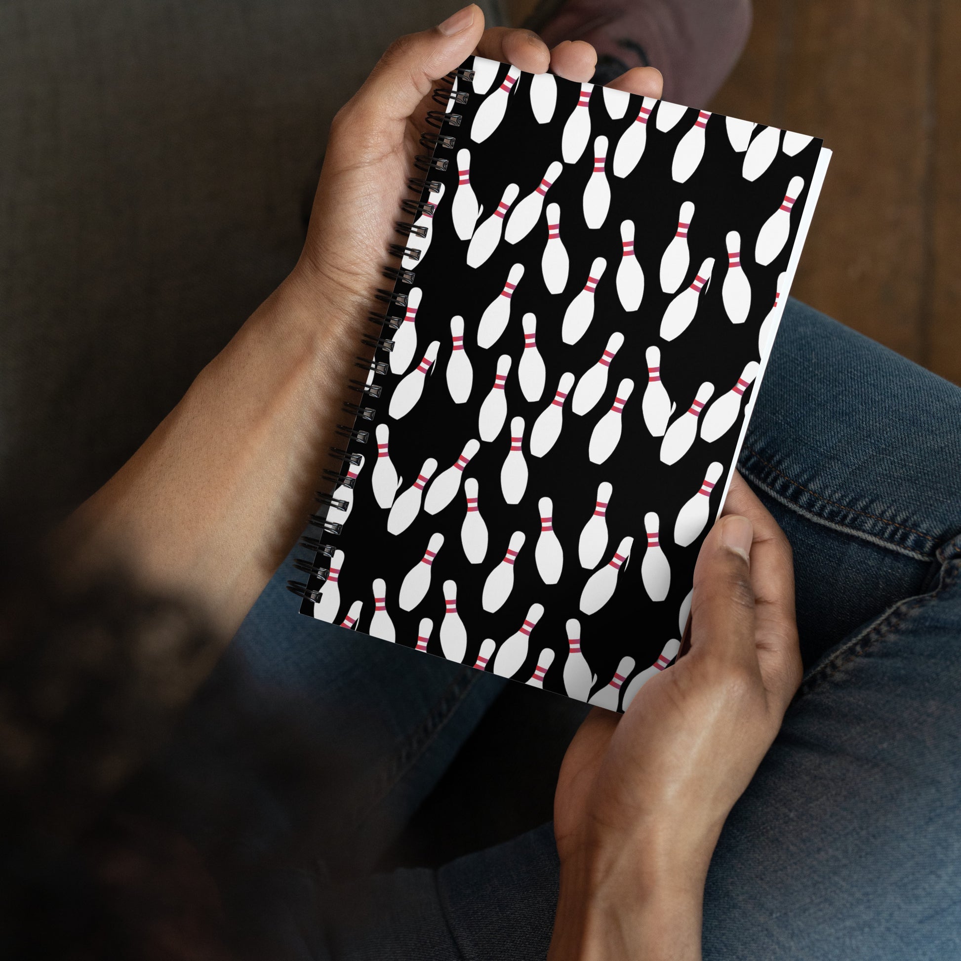 Bowling Pin Spiral Notebook