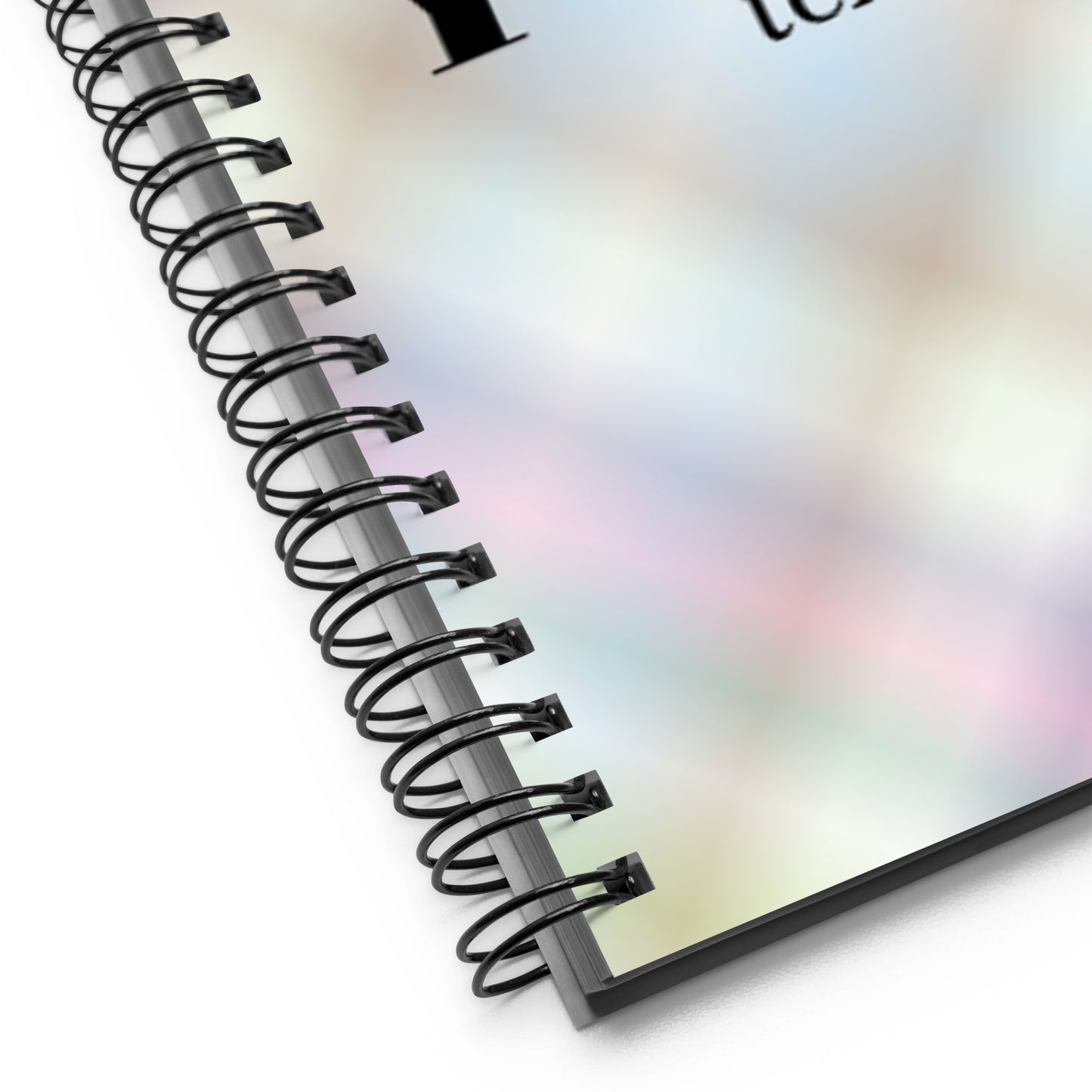 Pastel Spiral Dotted Line Notebook