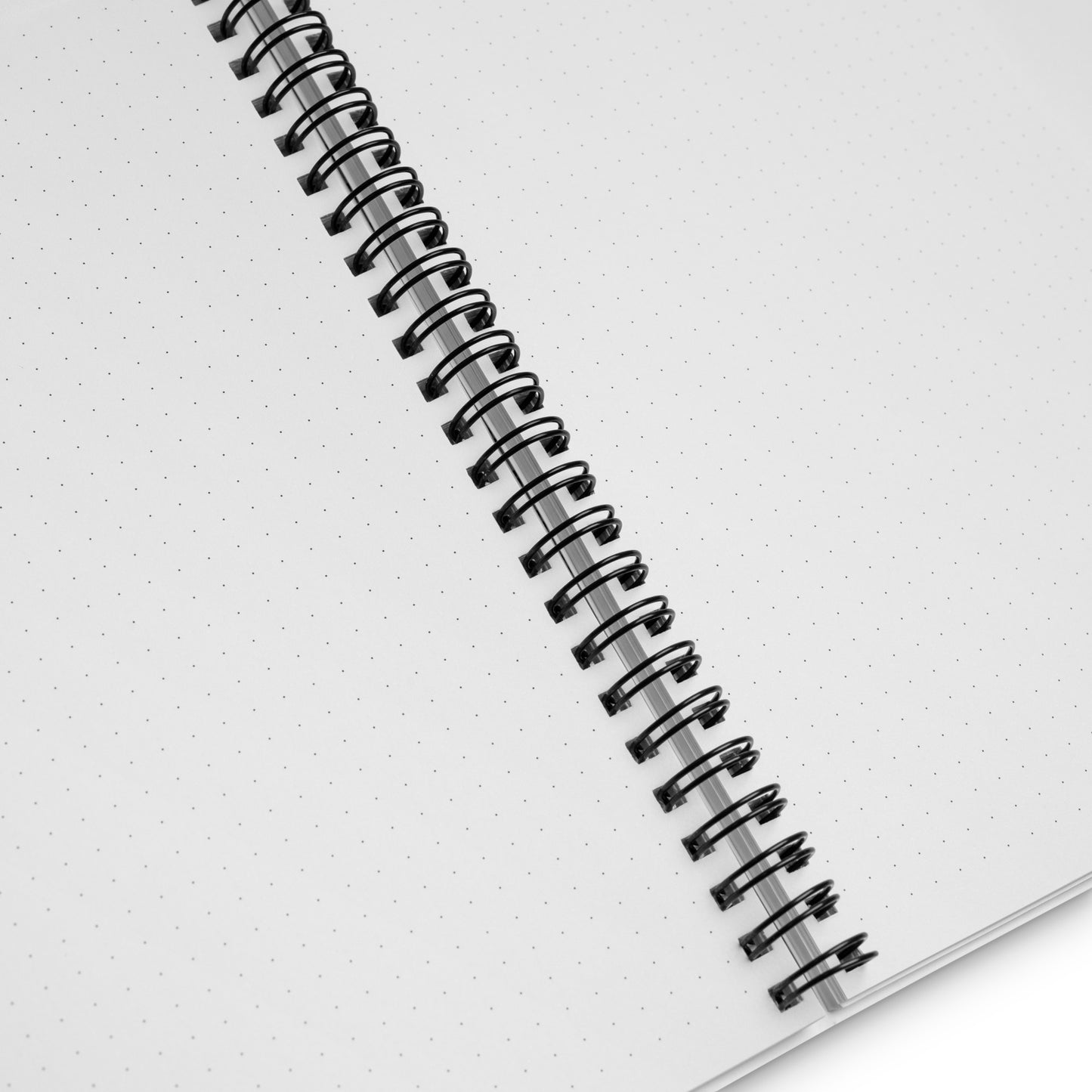 Blue Plaid Spiral Dotted Line Notebook