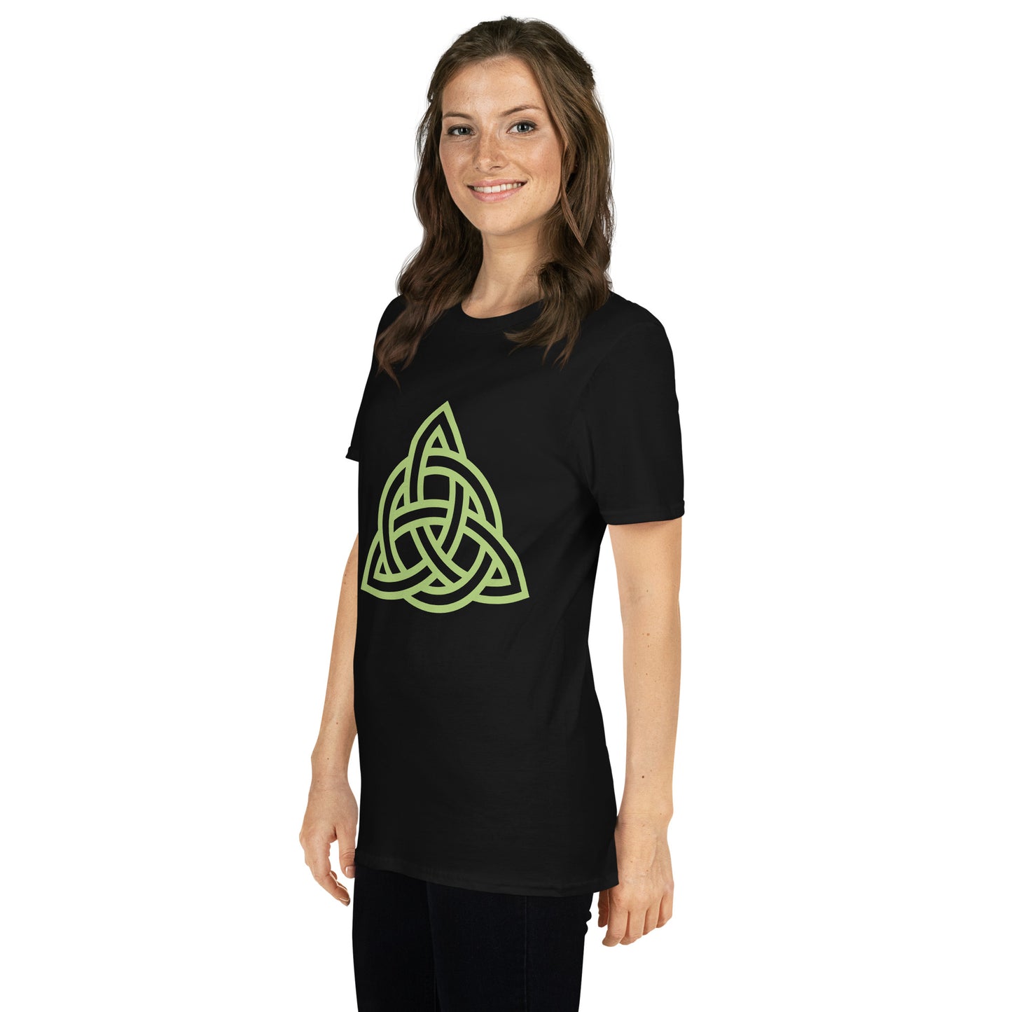 Celtic Knot Triangle Short-Sleeve Unisex T-Shirt
