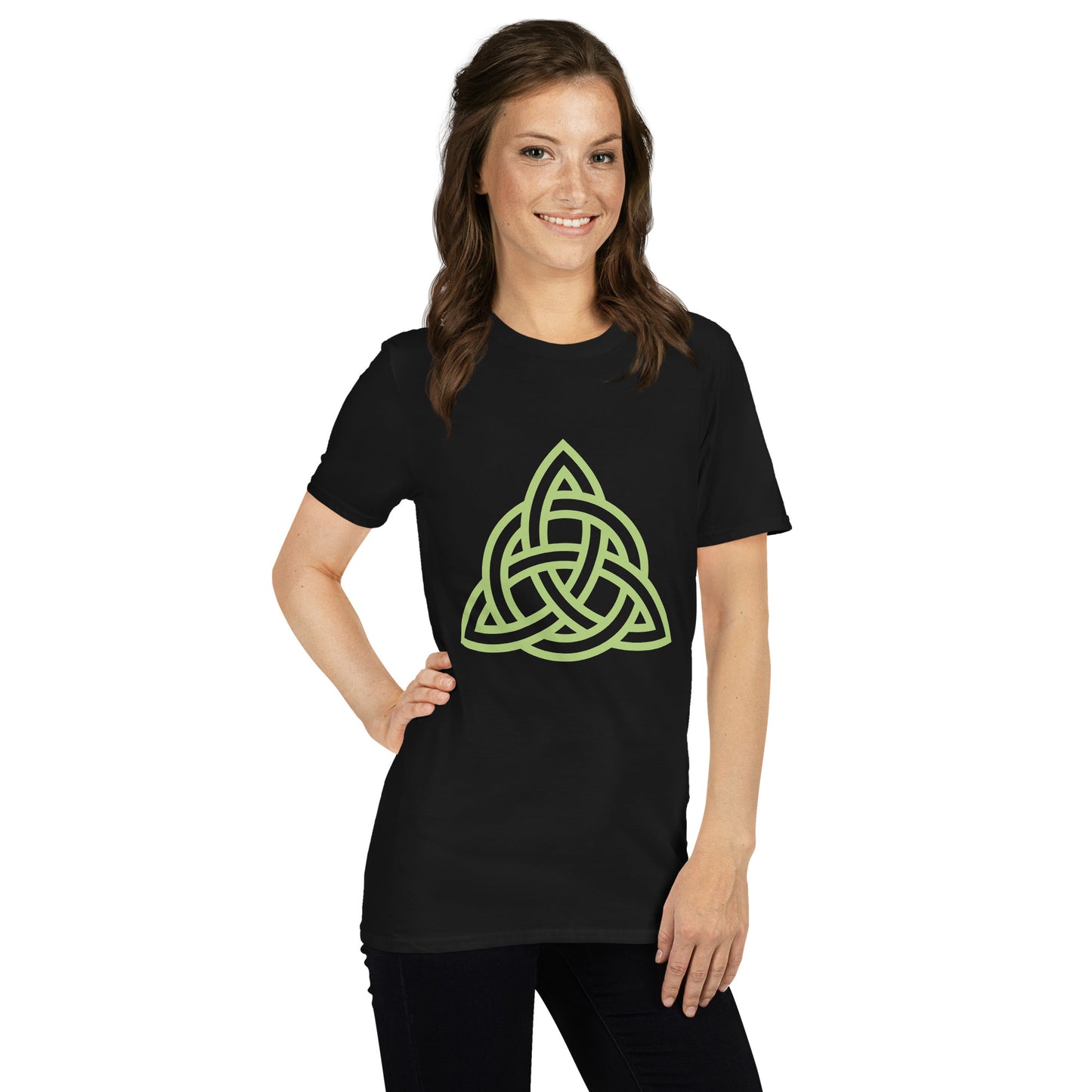 Celtic Knot Triangle Short-Sleeve Unisex T-Shirt