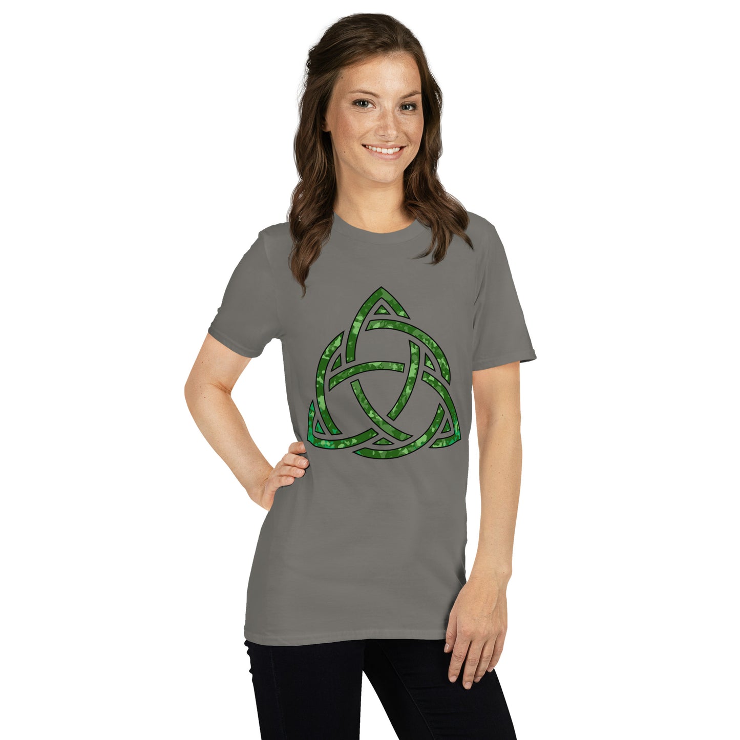 Celtic Knot Triquetra Short-Sleeve Unisex T-Shirt