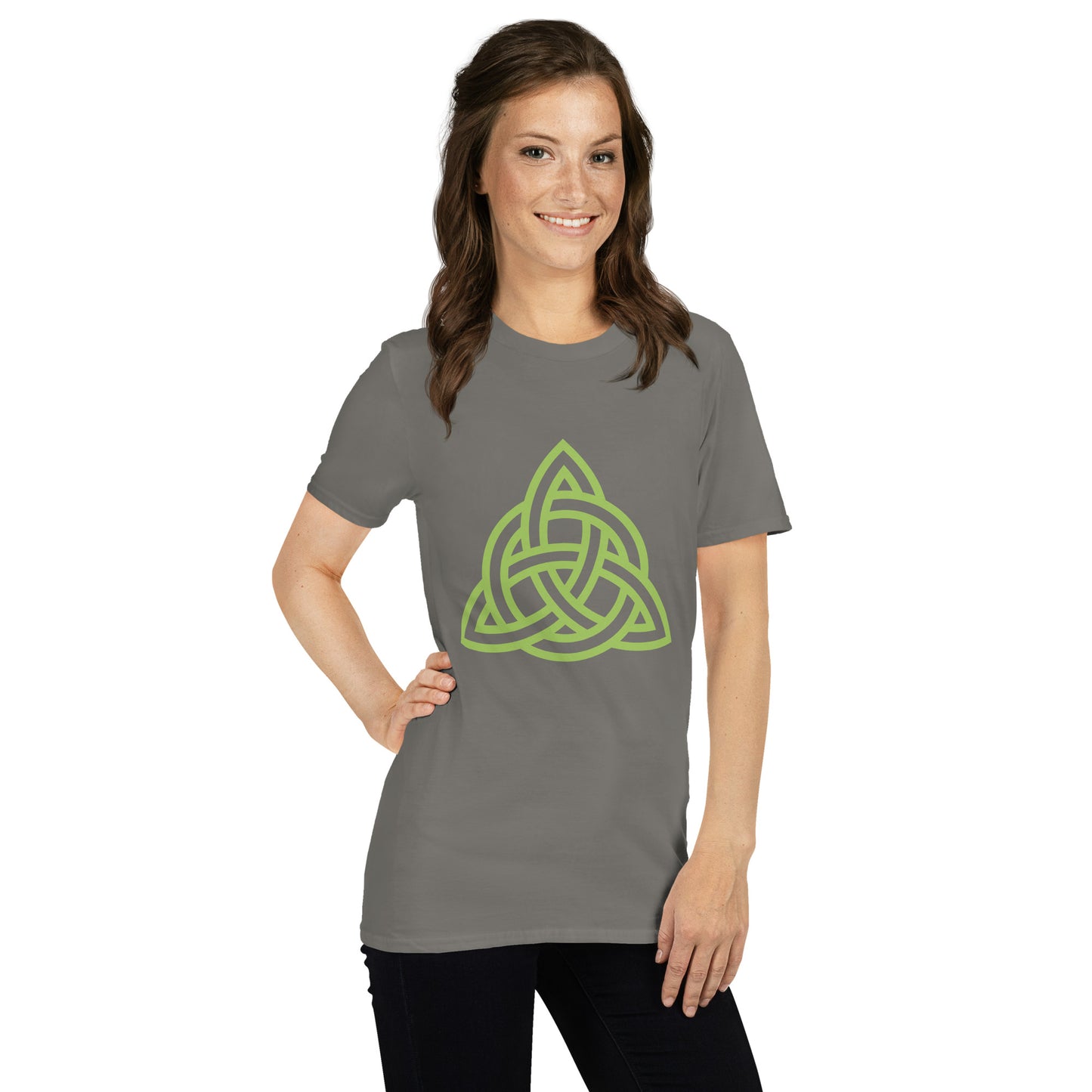 Celtic Knot Triangle Short-Sleeve Unisex T-Shirt