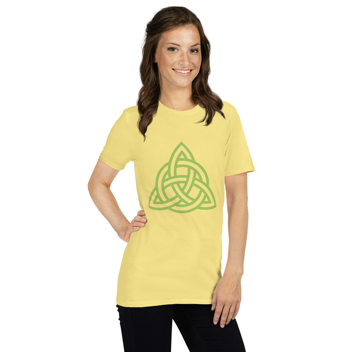 Celtic Knot Triangle Short-Sleeve Unisex T-Shirt