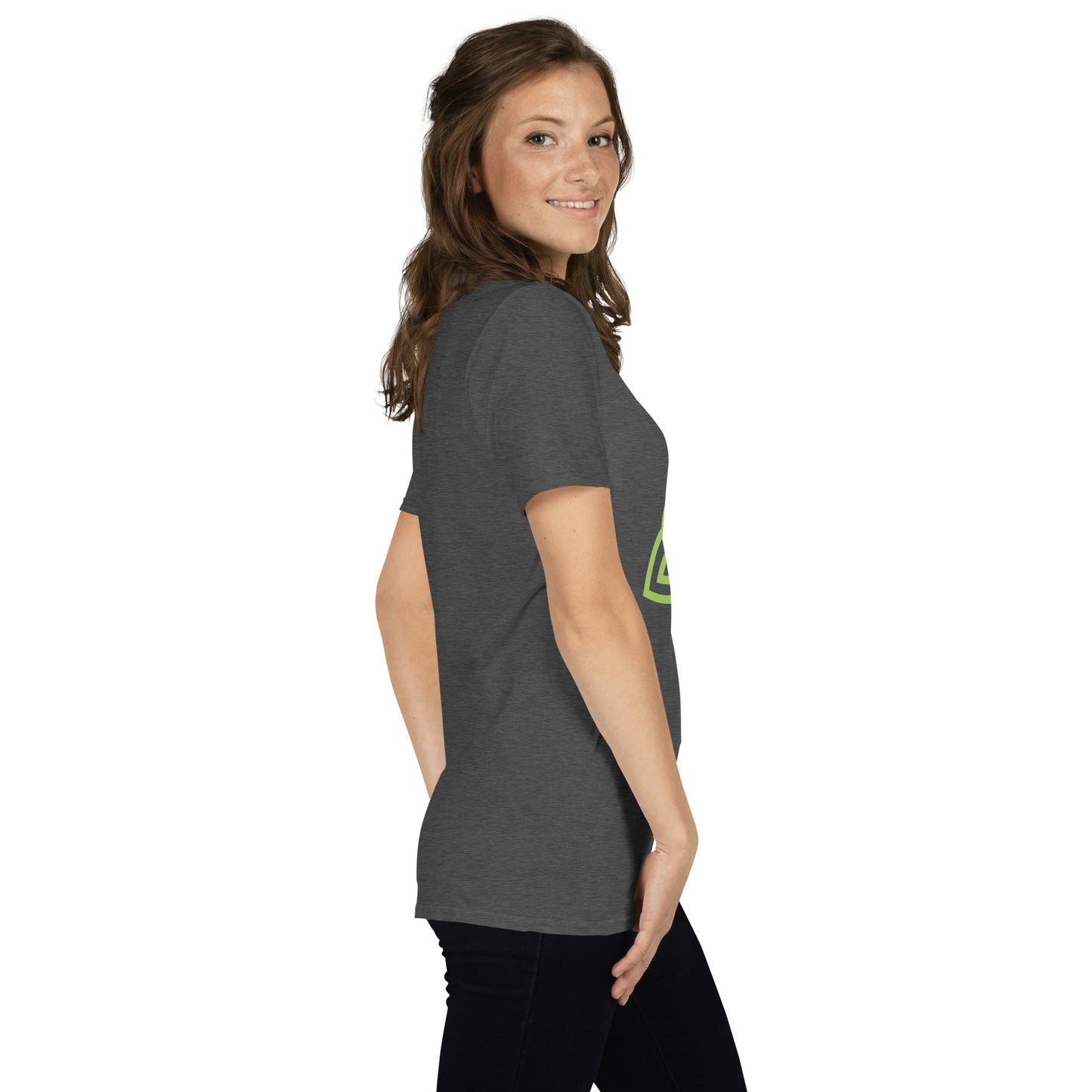 Celtic Knot Triangle Short-Sleeve Unisex T-Shirt