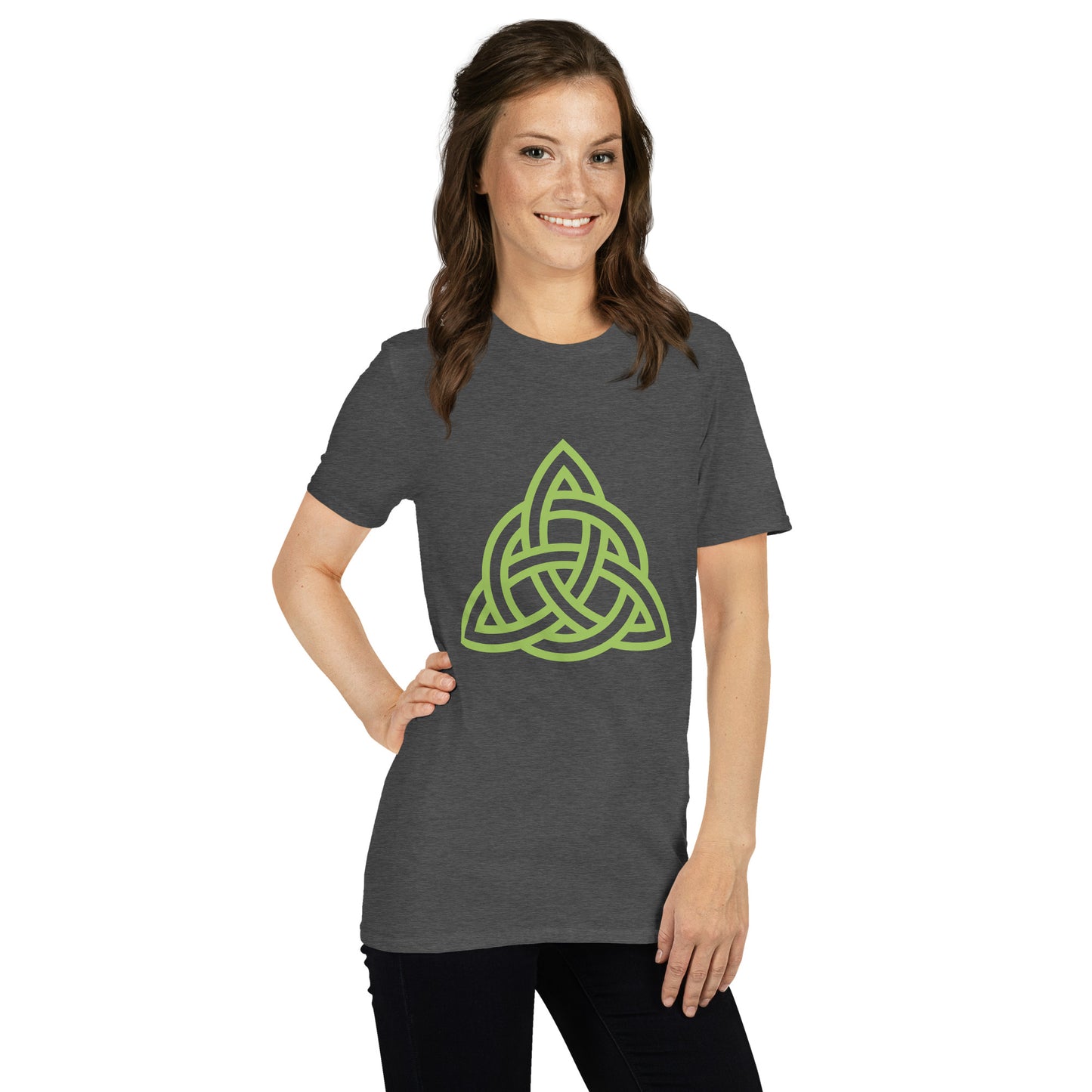 Celtic Knot Triangle Short-Sleeve Unisex T-Shirt