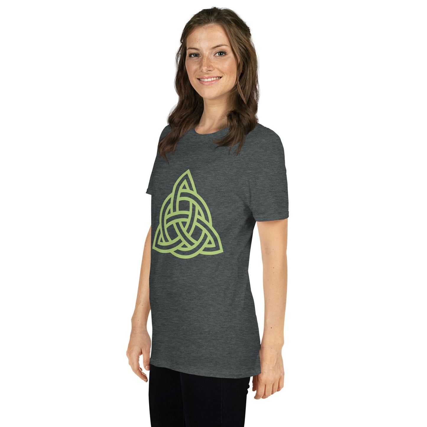 Celtic Knot Triangle Short-Sleeve Unisex T-Shirt