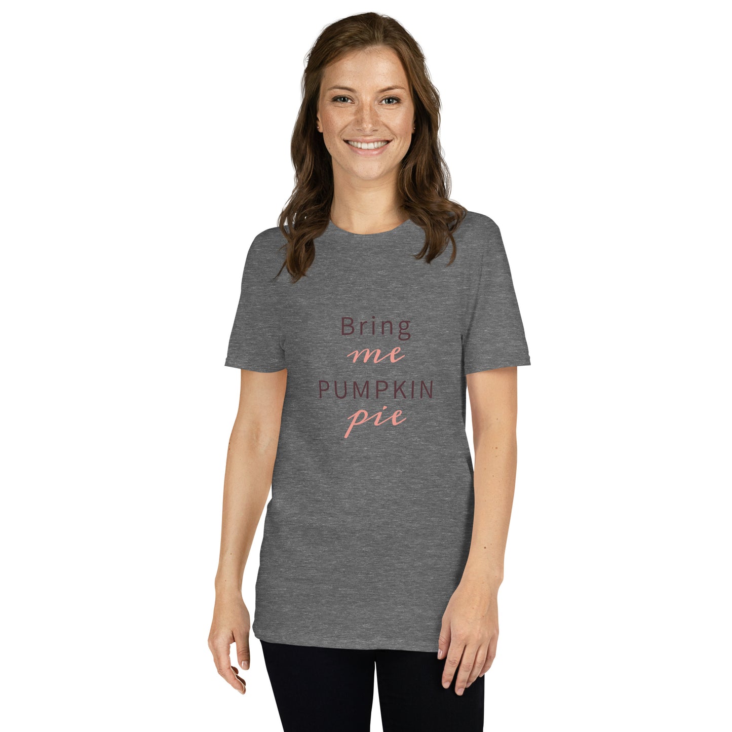 Bring Me Pumpkin Pie Short-Sleeve Unisex T-Shirt Graphite Heather