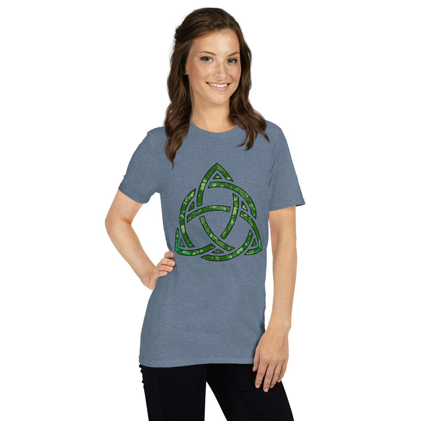 Celtic Knot Triquetra Short-Sleeve Unisex T-Shirt