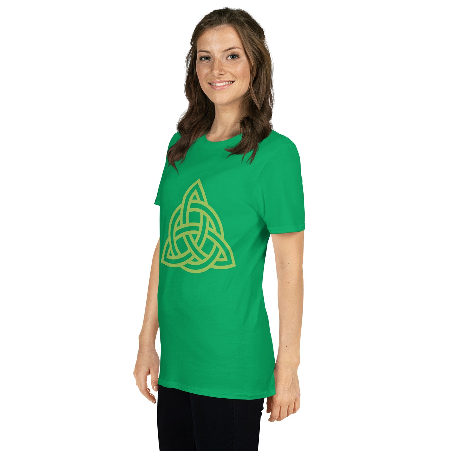 Celtic Knot Triangle Short-Sleeve Unisex T-Shirt