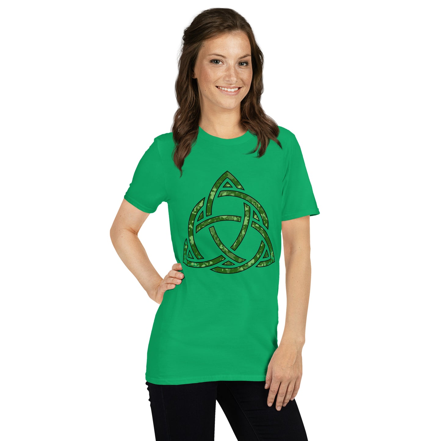 Celtic Knot Triquetra Short-Sleeve Unisex T-Shirt