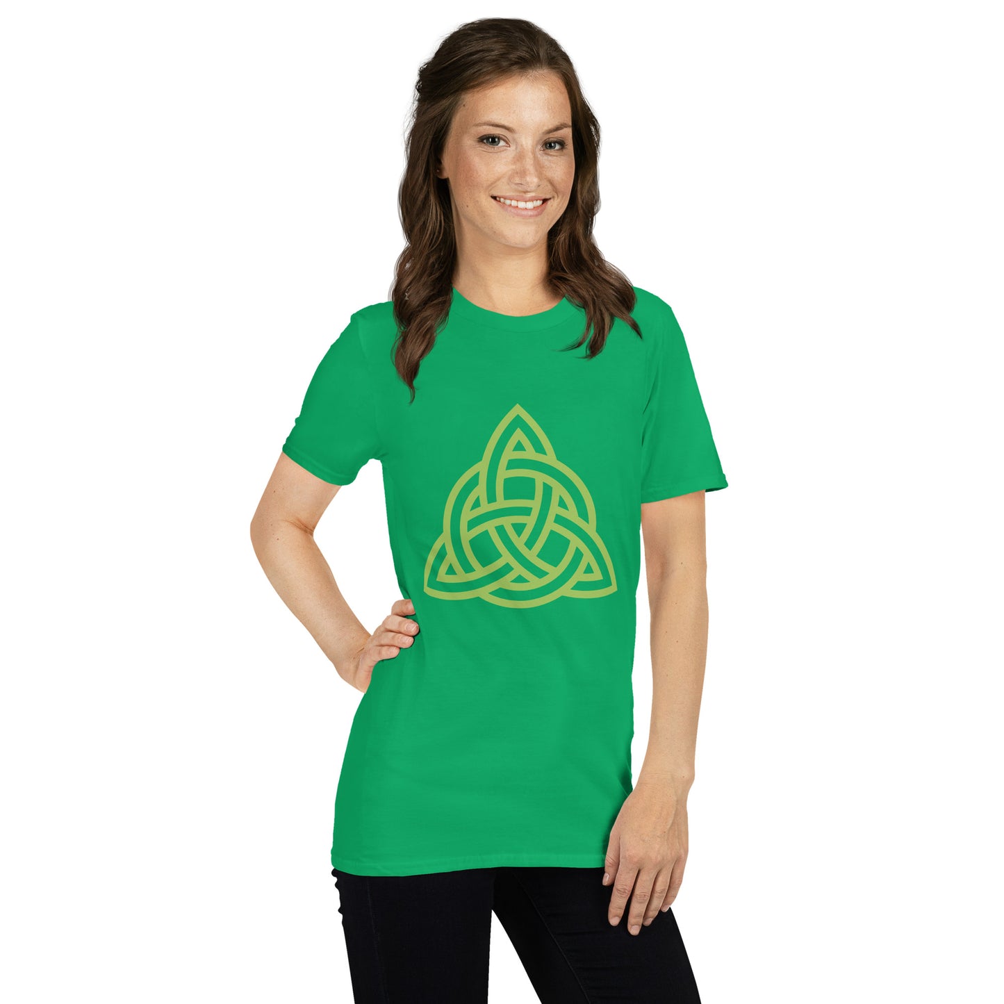 Celtic Knot Triangle Short-Sleeve Unisex T-Shirt
