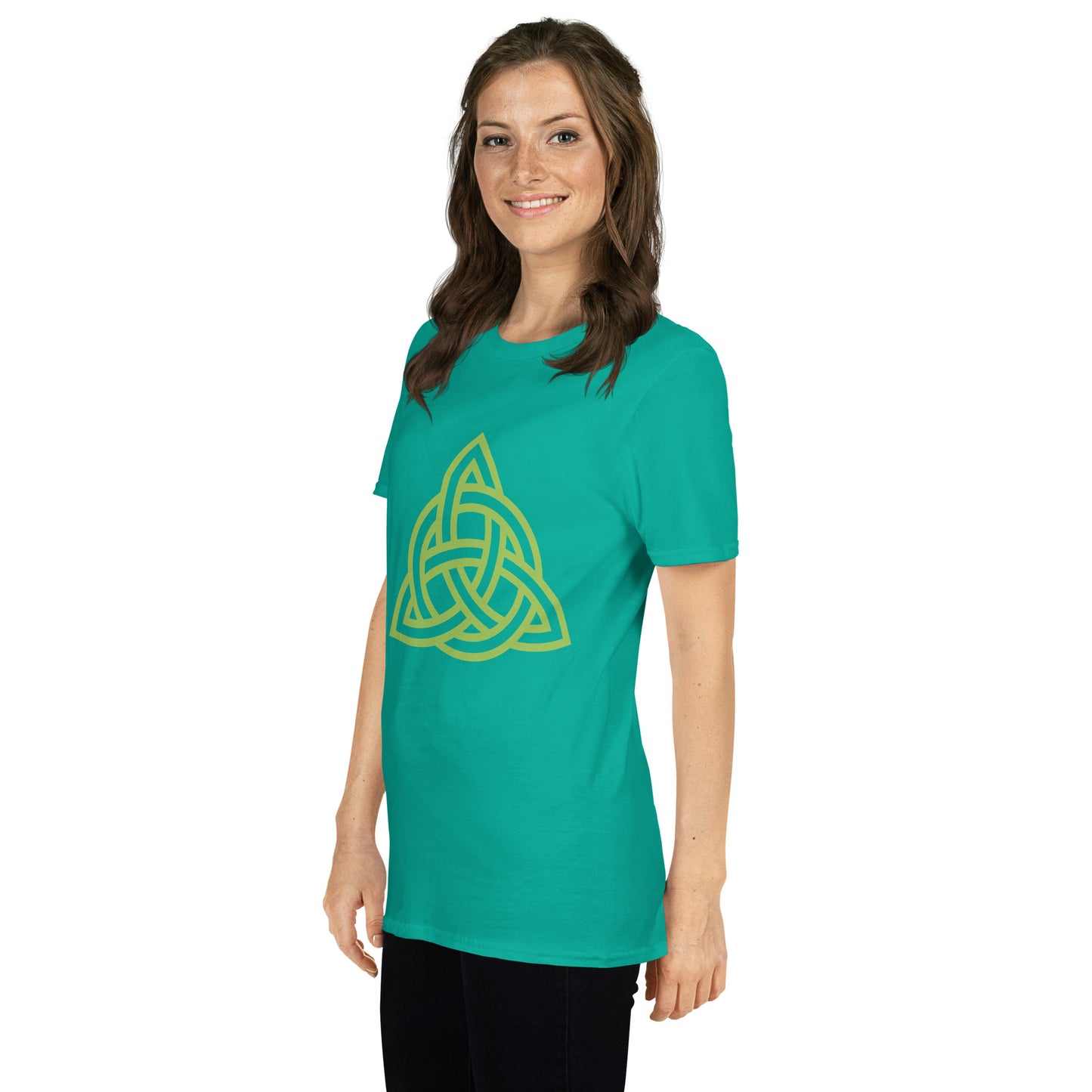 Celtic Knot Triangle Short-Sleeve Unisex T-Shirt