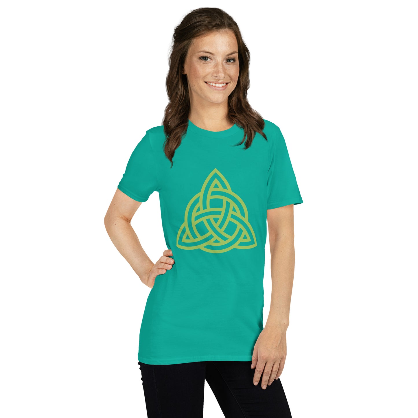 Celtic Knot Triangle Short-Sleeve Unisex T-Shirt
