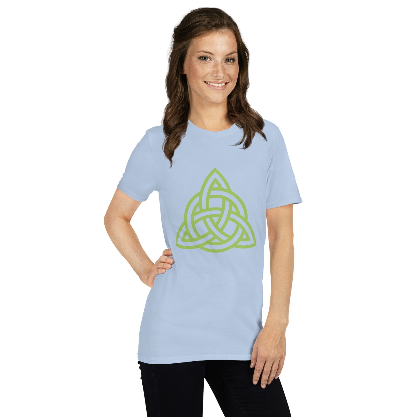 Celtic Knot Triangle Short-Sleeve Unisex T-Shirt