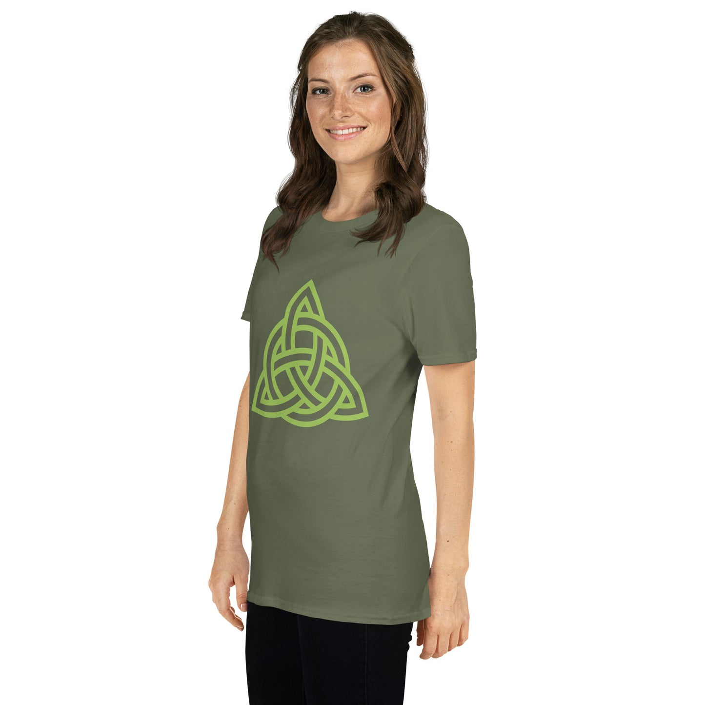 Celtic Knot Triangle Short-Sleeve Unisex T-Shirt