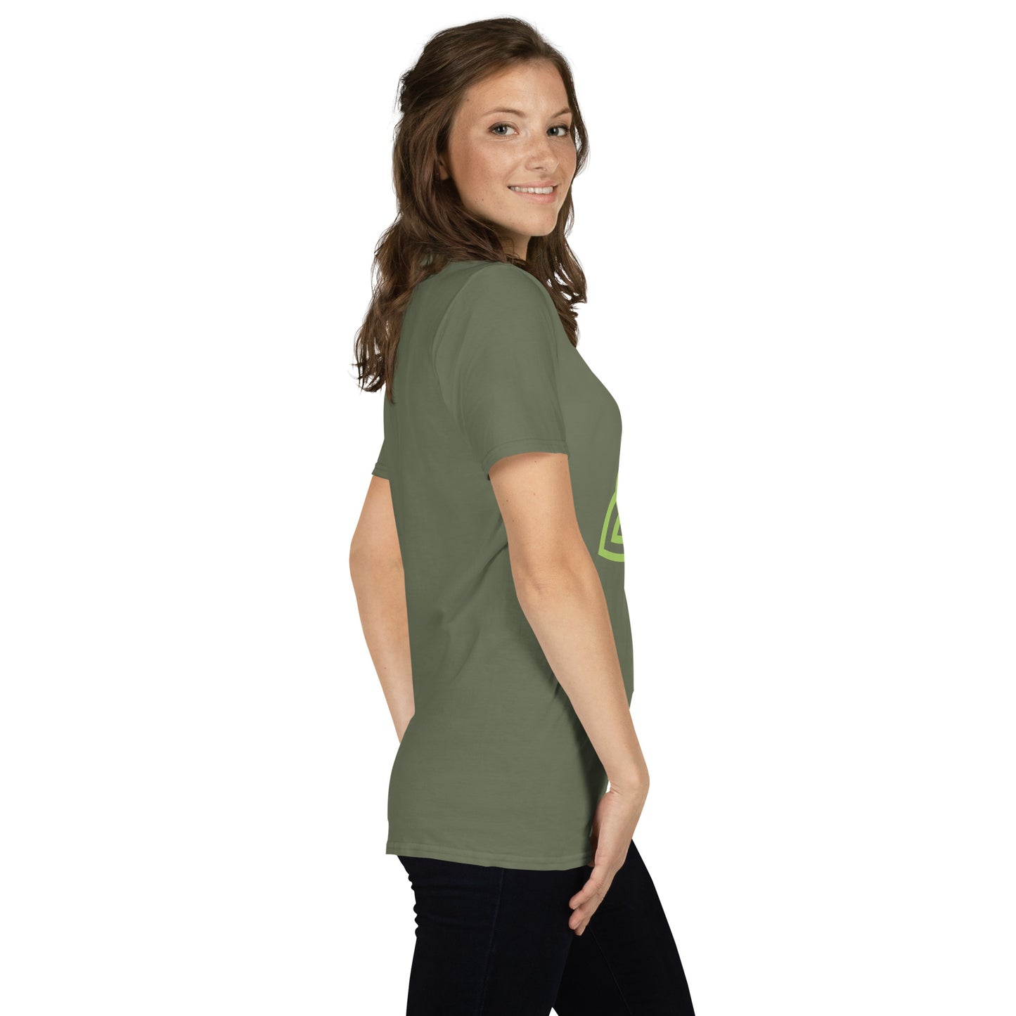 Celtic Knot Triangle Short-Sleeve Unisex T-Shirt