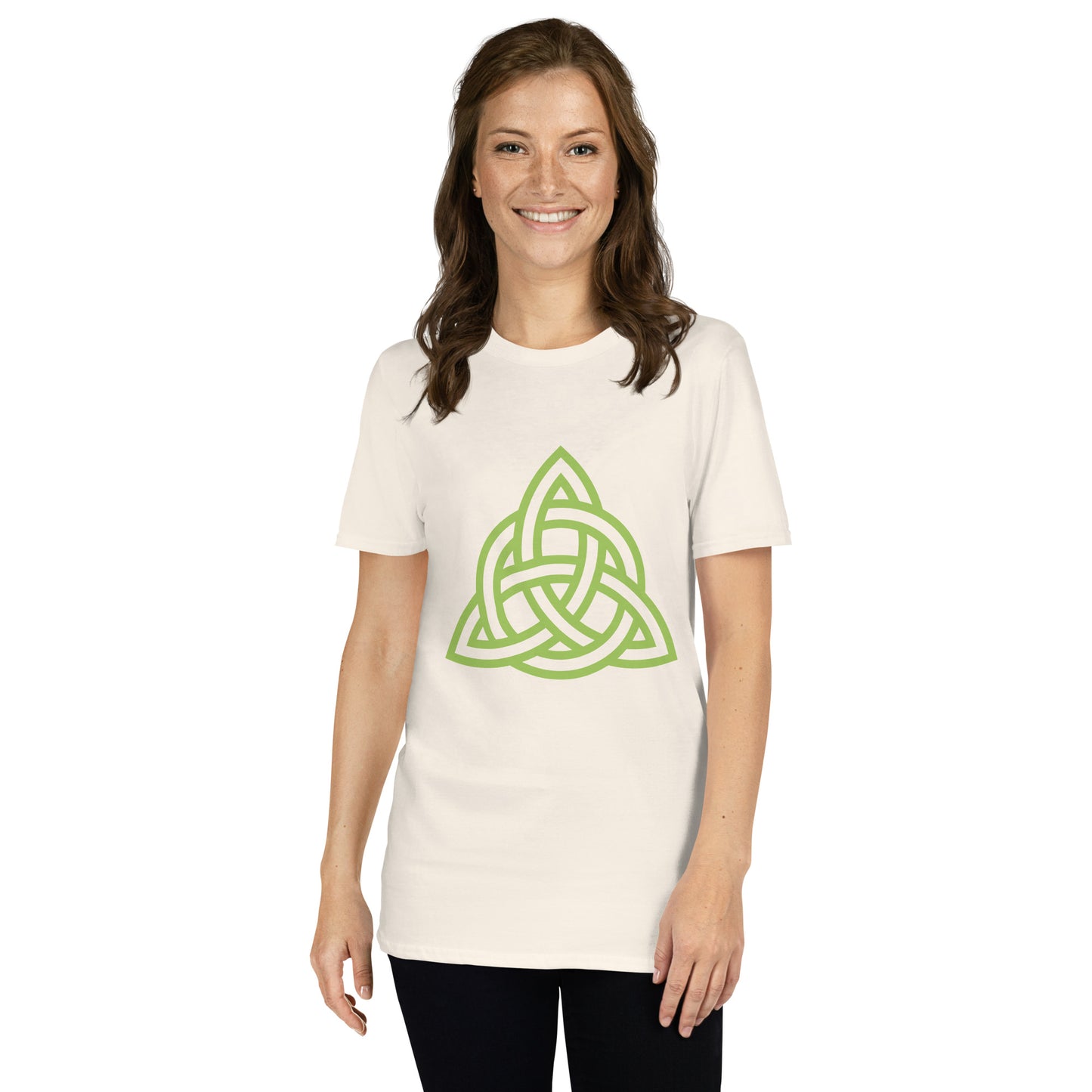Celtic Knot Triangle Short-Sleeve Unisex T-Shirt Natural